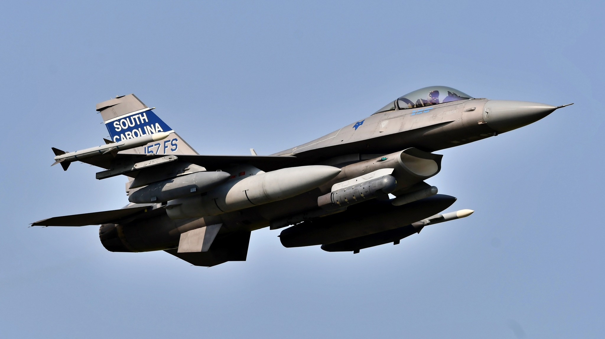 F-16C from South Carolina Air National Guard 157th Fighter Squadron