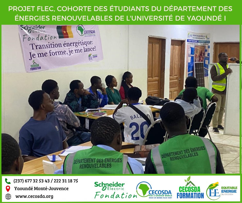 CECOSDA - Le Département des Energies renouvelable de l'université de ...