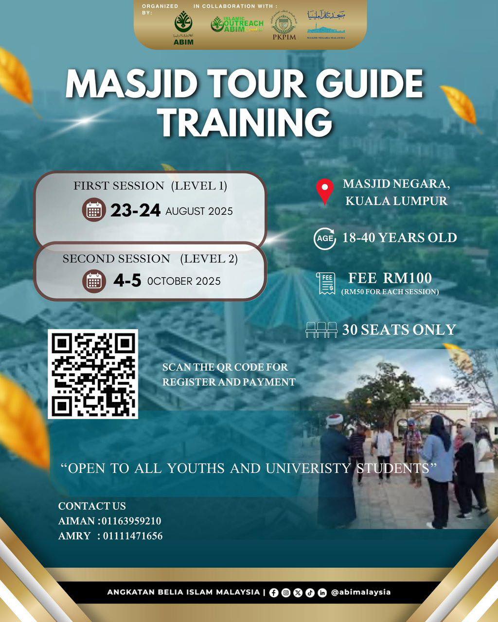 Angkatan - Masjid Tour Guide Training – August to October Intake ...