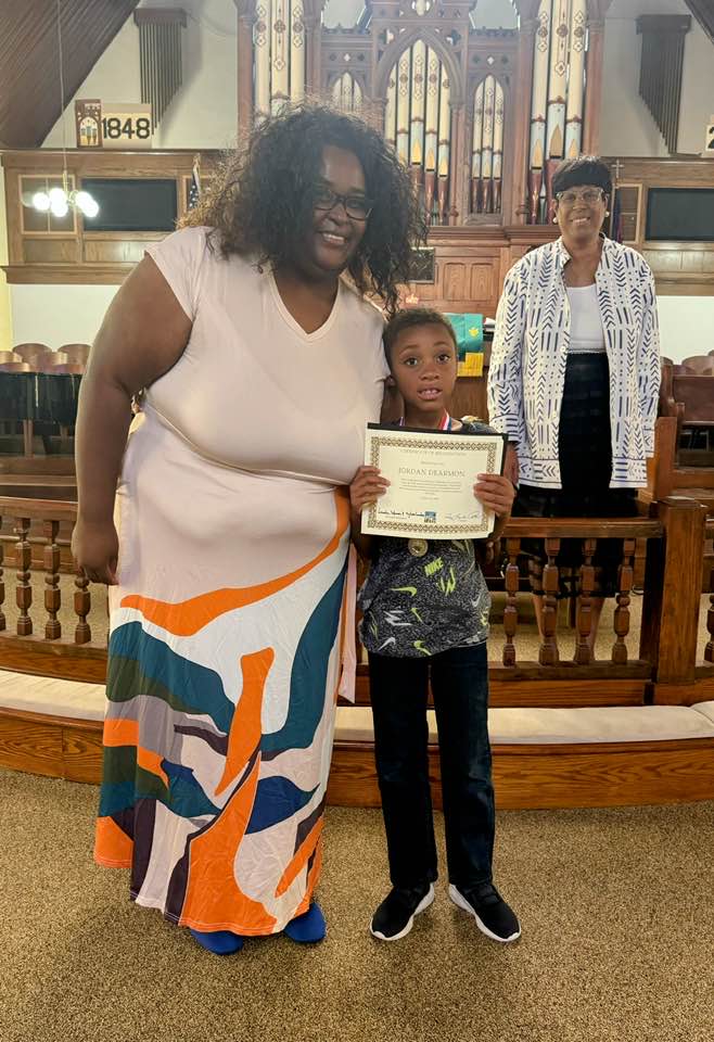 Reedy - Reedy Chapel AME Church celebrates 2nd grader Dearmon Morris of ...