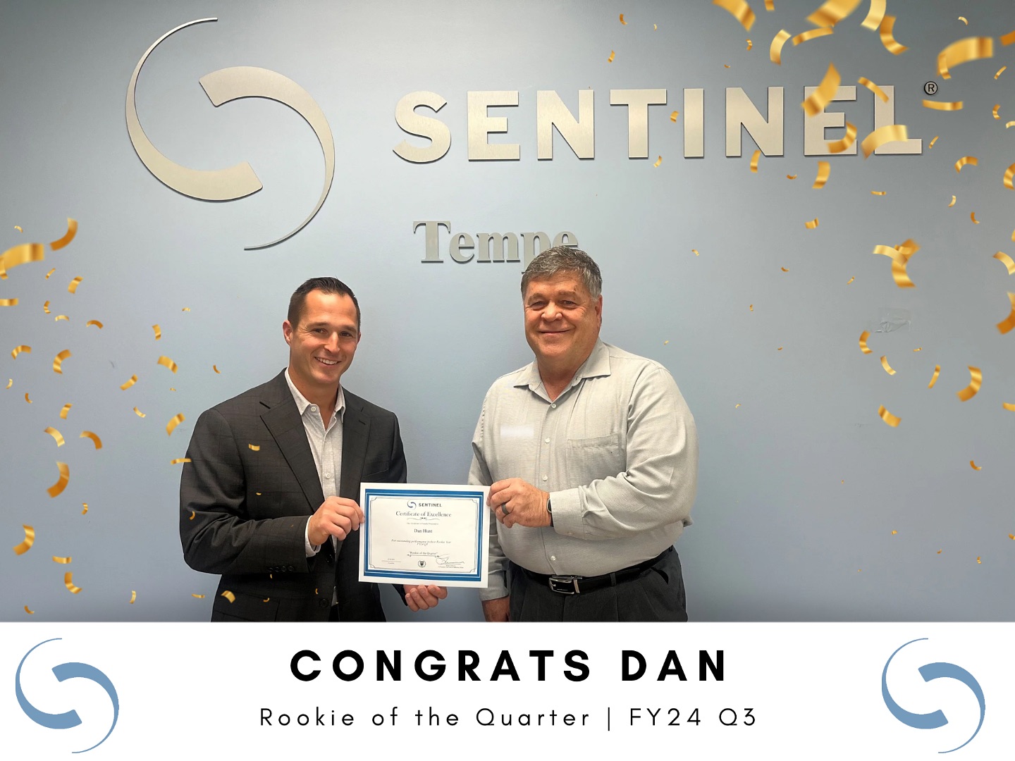 Sentinel Technologies - A Big Congratulations to Our Rookie Of The ...