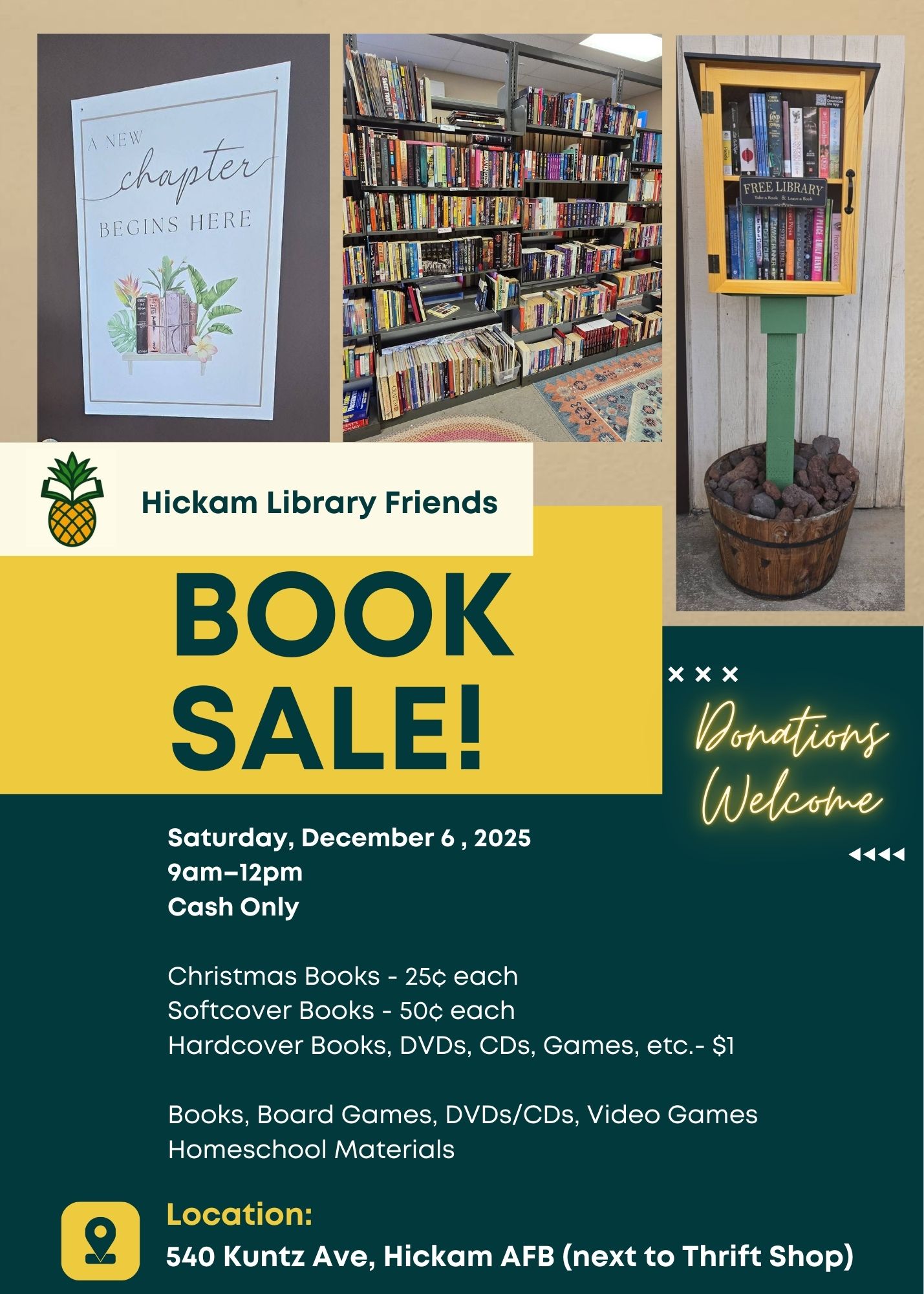 Hickam Library Friends | Hickam Air Force Base HI