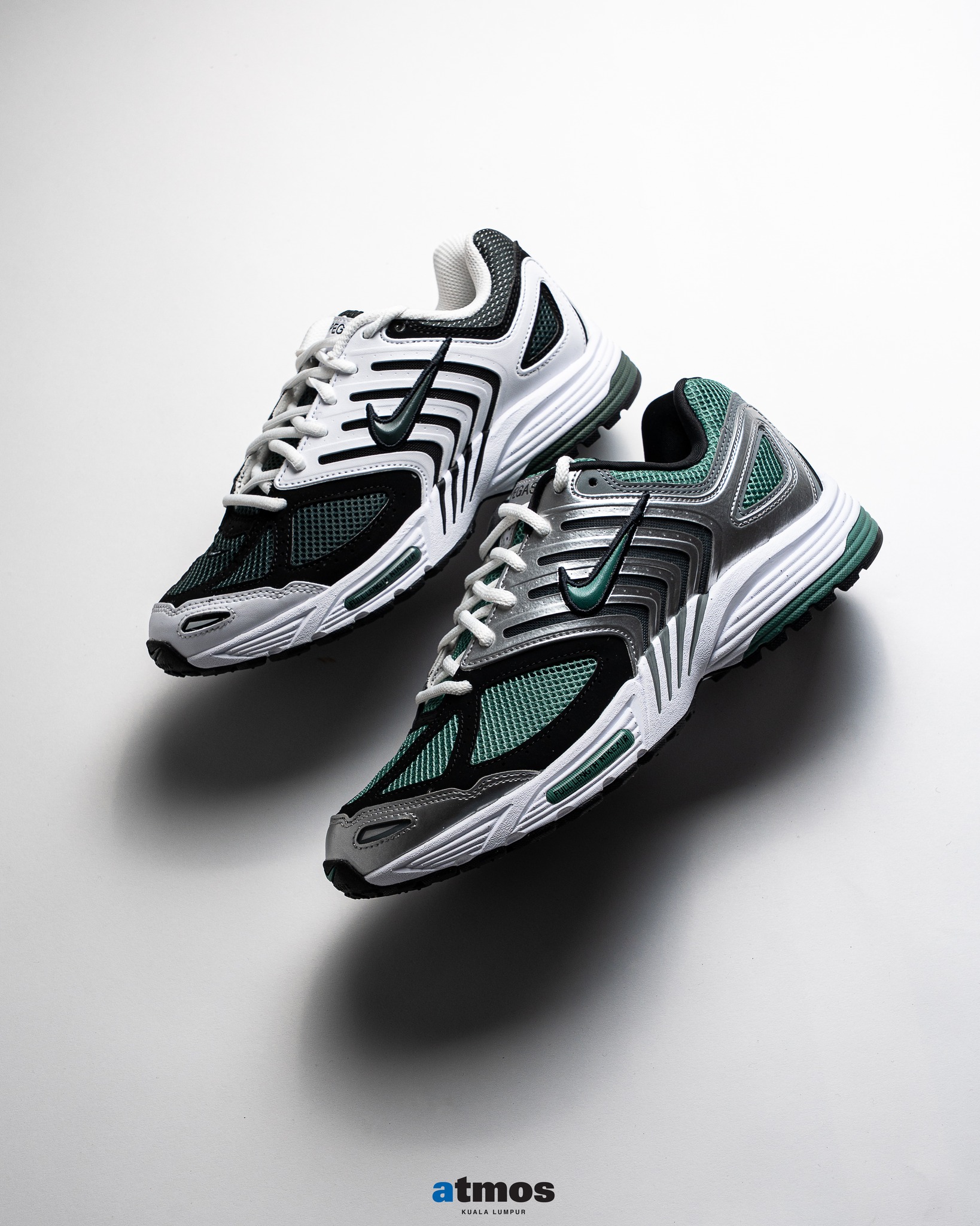 The Air Pegasus 2K5 “Vintage Green” taps into panda nostalgia with 