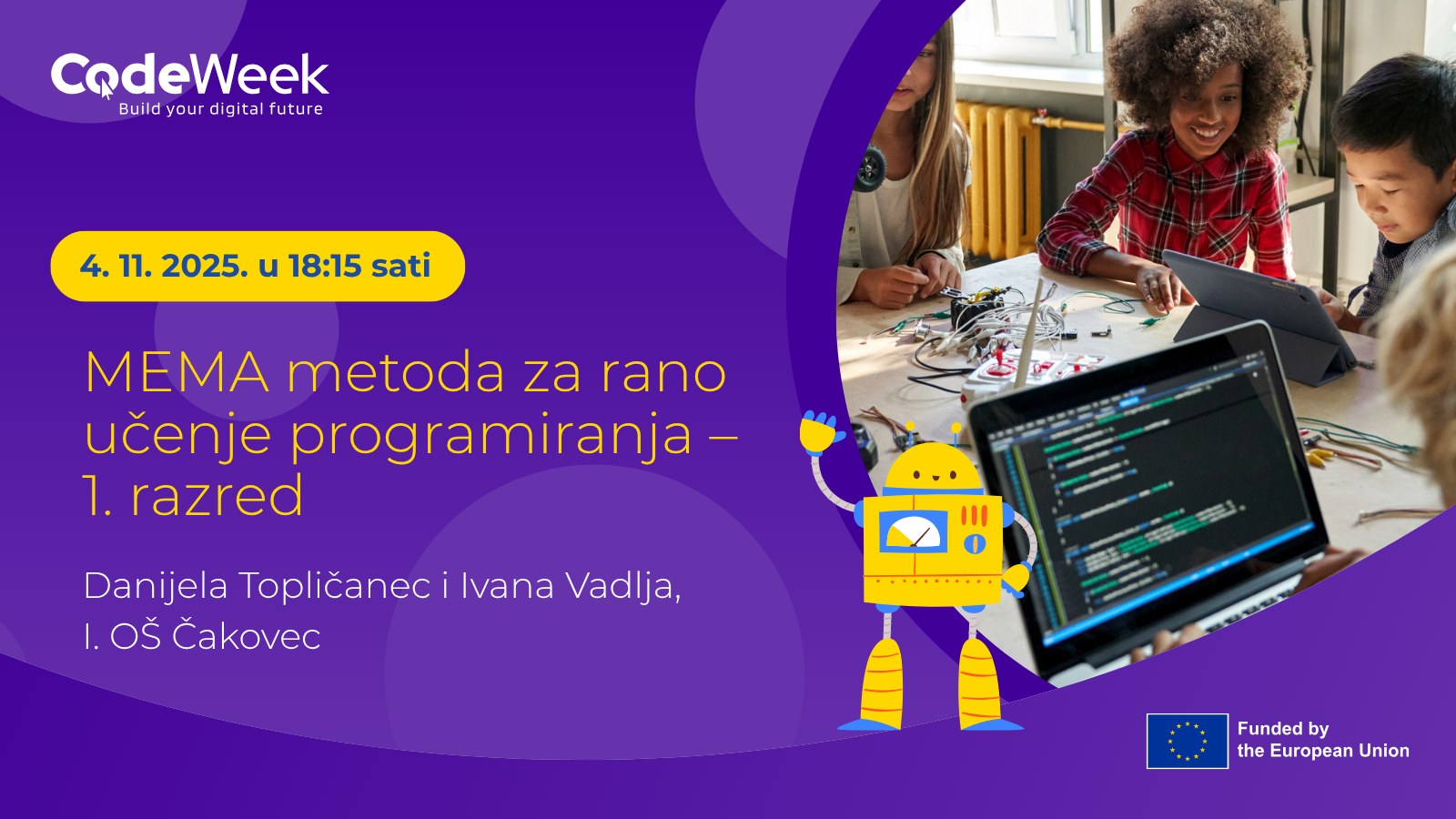 Profil - Ciklus webinara: MEMA metoda za rano učenje programiranja 💻 ...