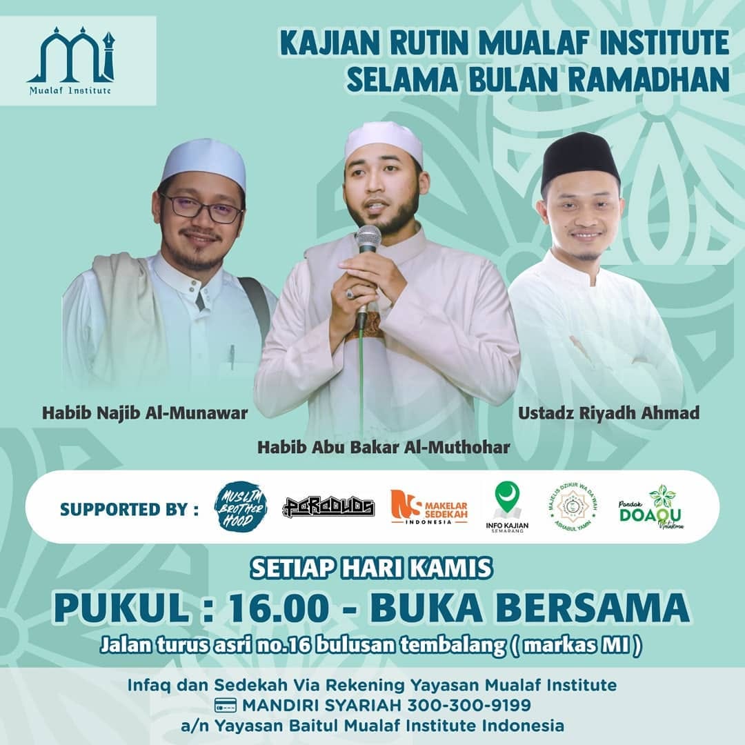 {( KAJIAN RUTIN MUALAF INSTITUTE... - Majlis Ashabul Yamin | Facebook