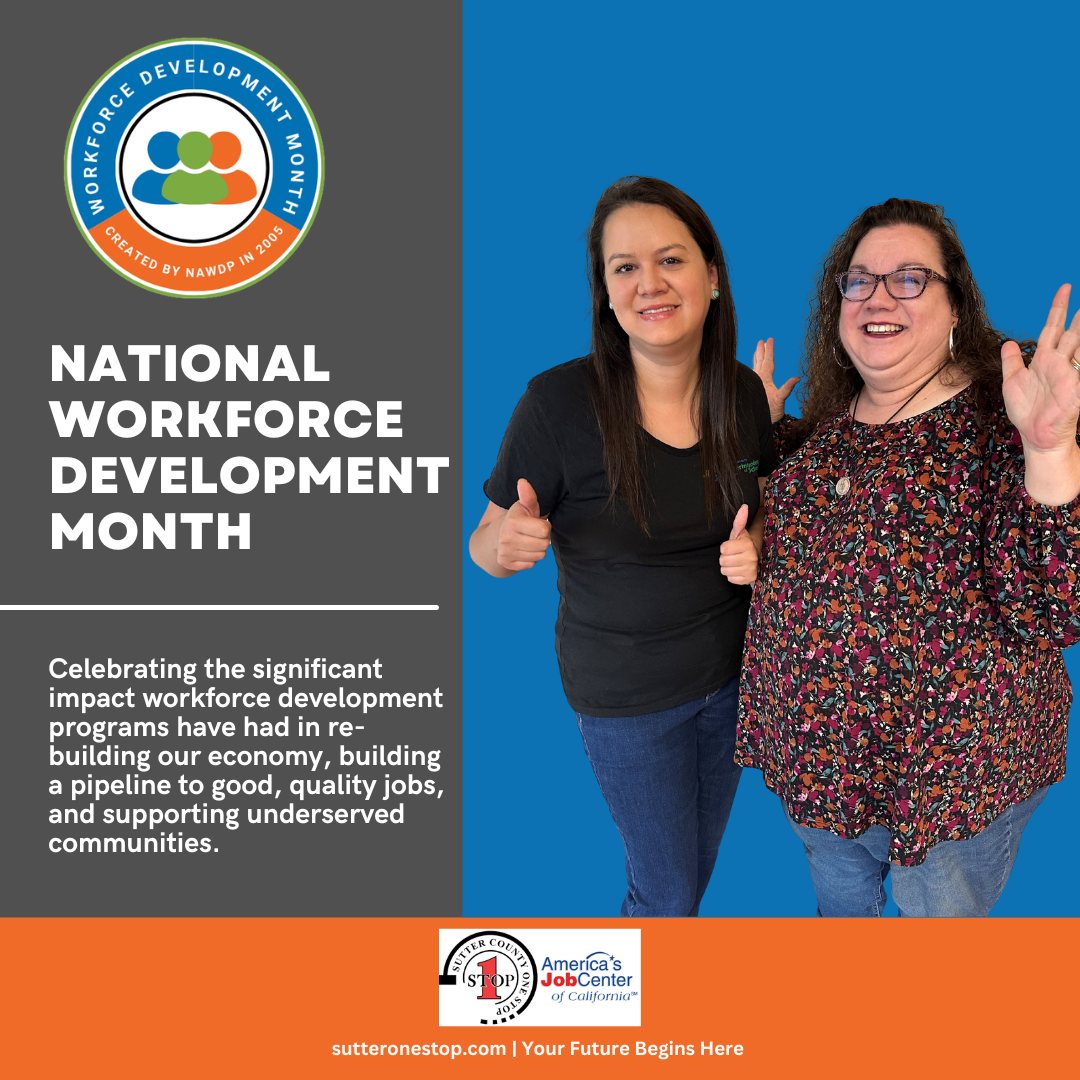 🌟 September is National Workforce... - Sutter County One Stop | Facebook