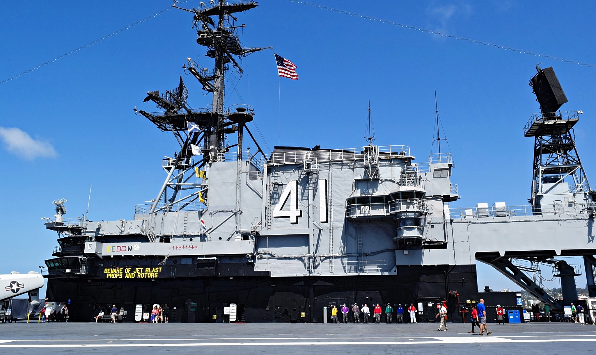 USS Midway museum in San Diego, CA