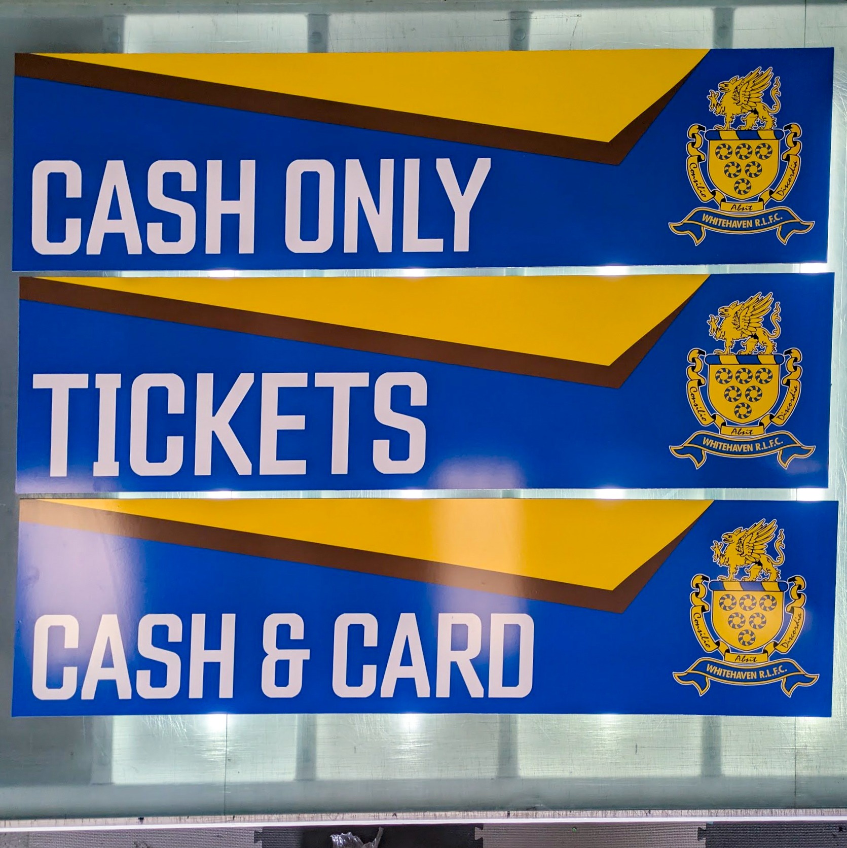 AS Design - 🏉 Signage for Whitehaven Rugby League 🏉 We... | Facebook