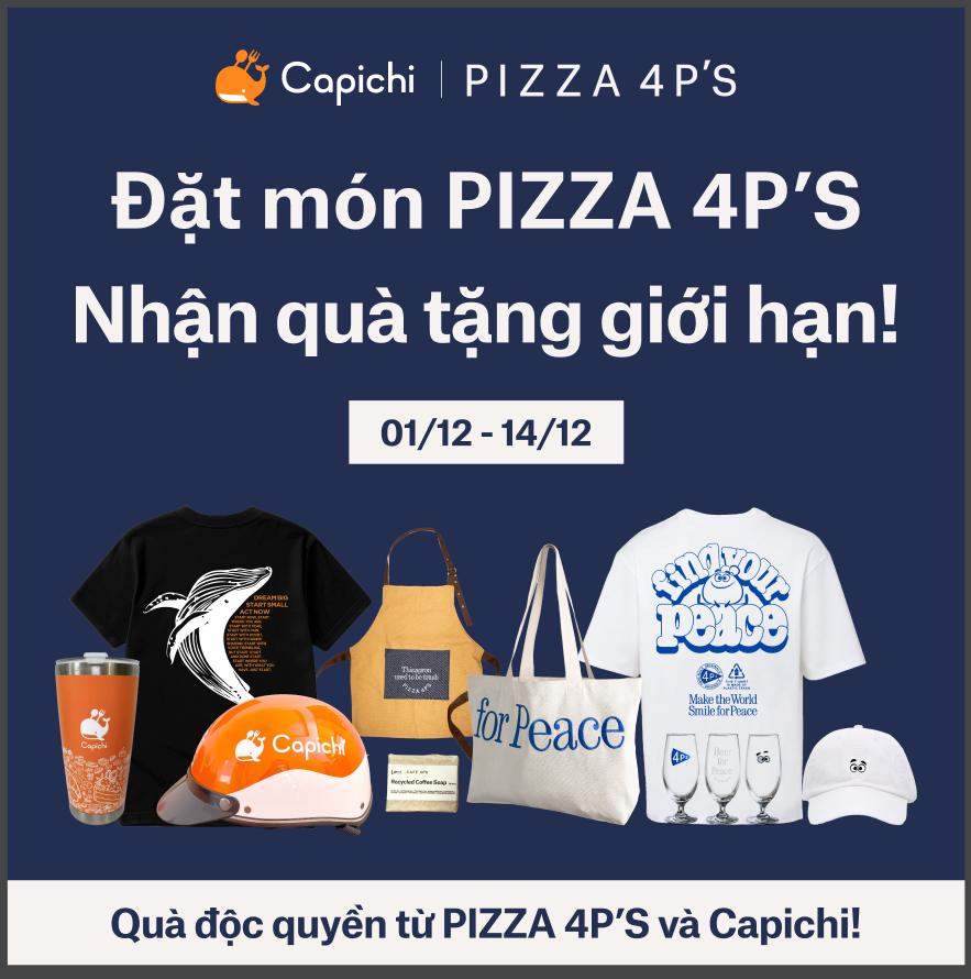 Capichi - (English Below) 🎉 Capichi × Pizza 4P’s – Rinh ngay quà tặng ...