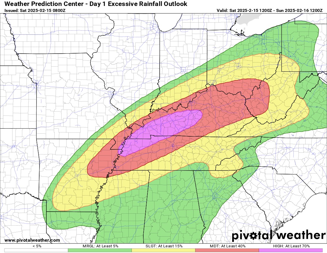 WeatherNow - 3:15am ET: ~ The NWS' Weather Prediction Center has ...