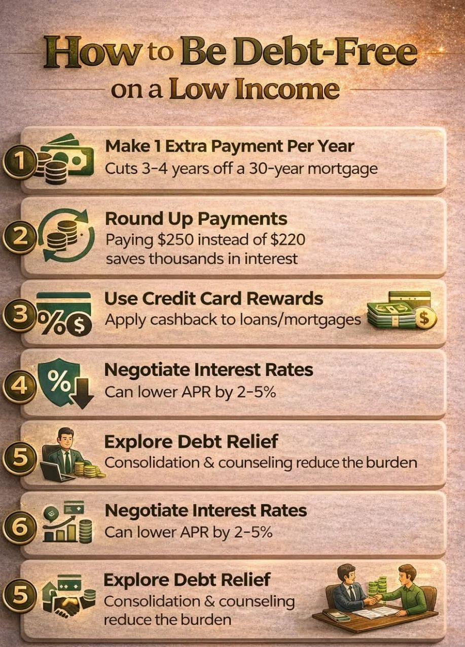 Financial - Being debt-free on a low income is possible, but it ...