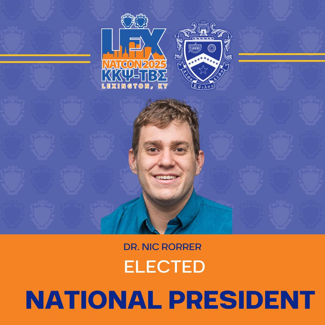 Kappa - Congratulations, Dr. Nic Rorrer, on being elected the 50th ...