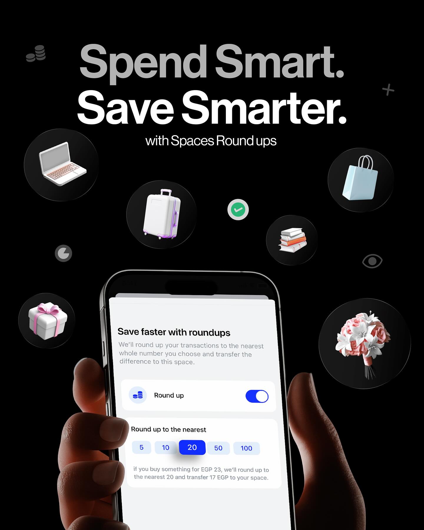 Telda - Saving is effortless with Spaces Round ups! Start... | Facebook