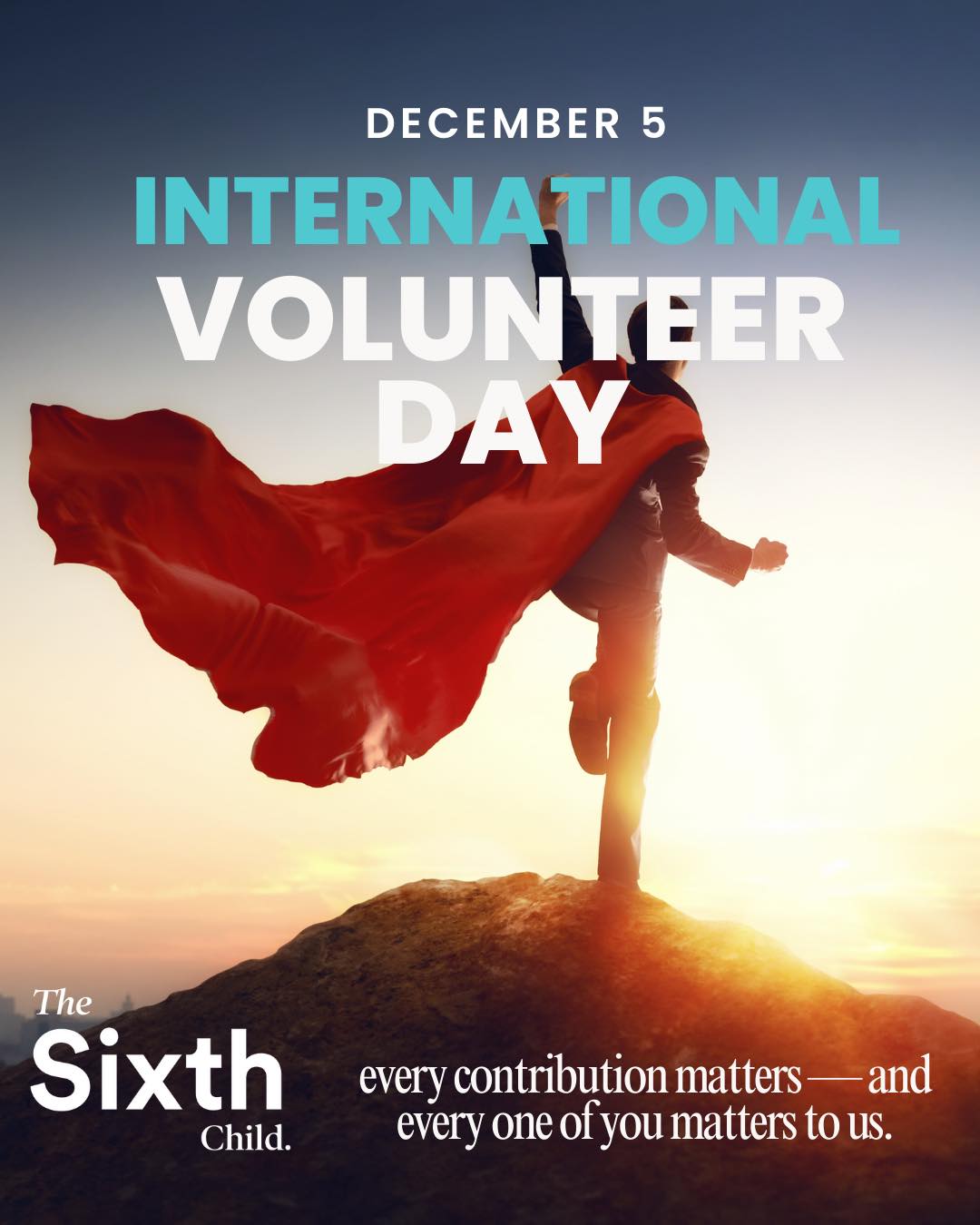 The Sixth - International Volunteer Day 2025 Every Contribution Matters ...