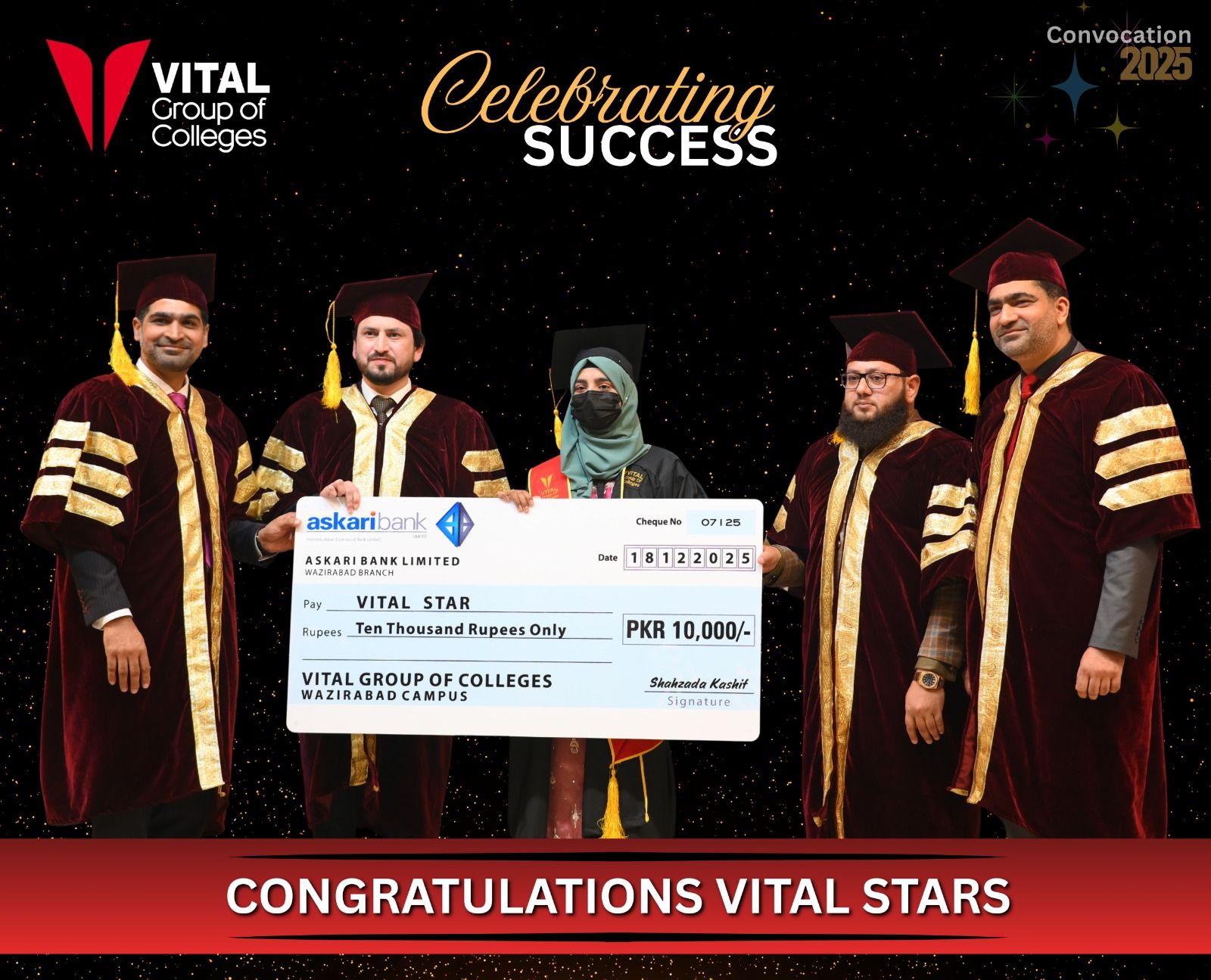 Vital - Congratulations to the Toppers! 🎉🌟 Heartiest congratulations to ...