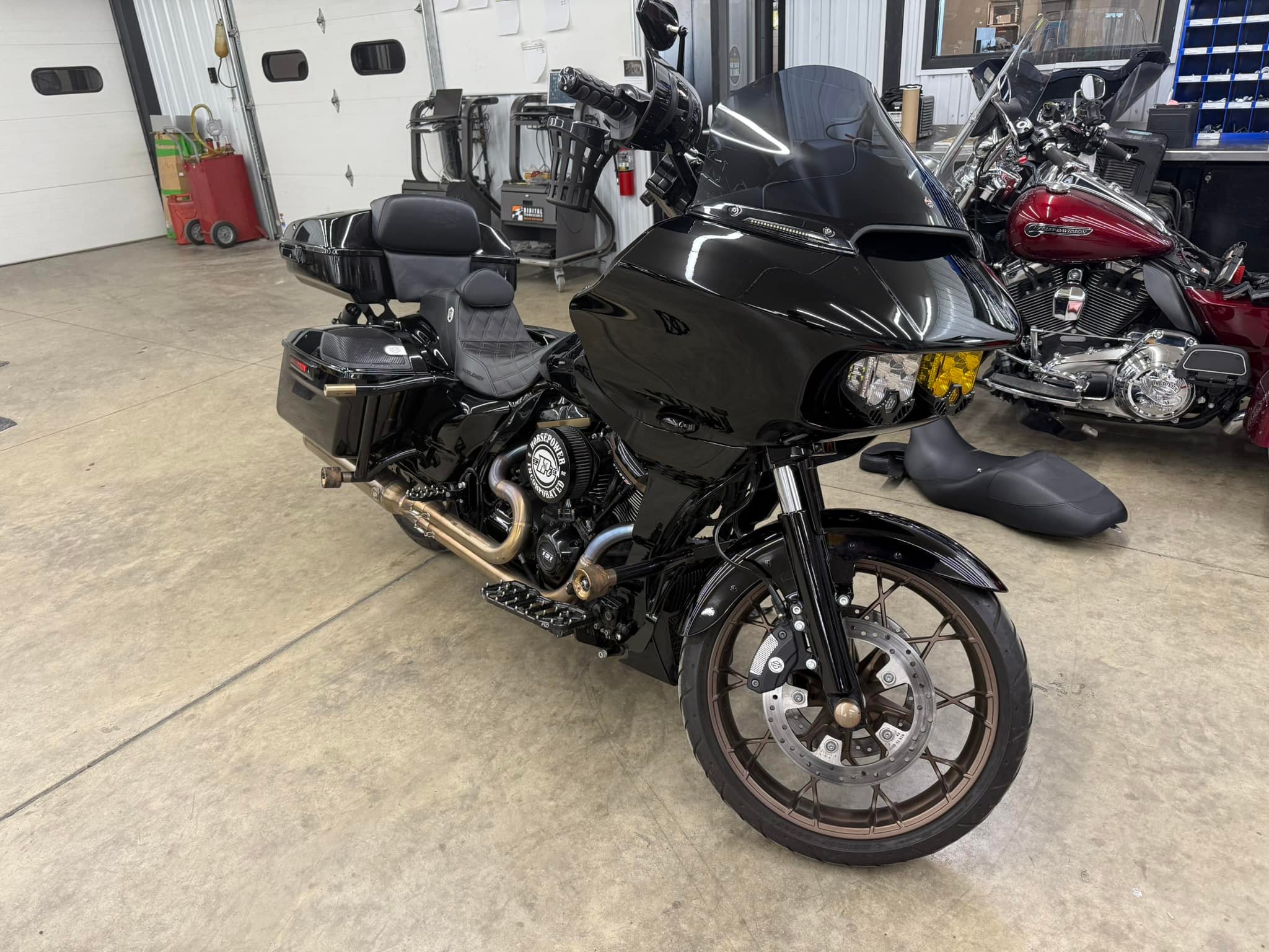 Traded 2022 Midnight Crimson/Vivid Black Street Glide