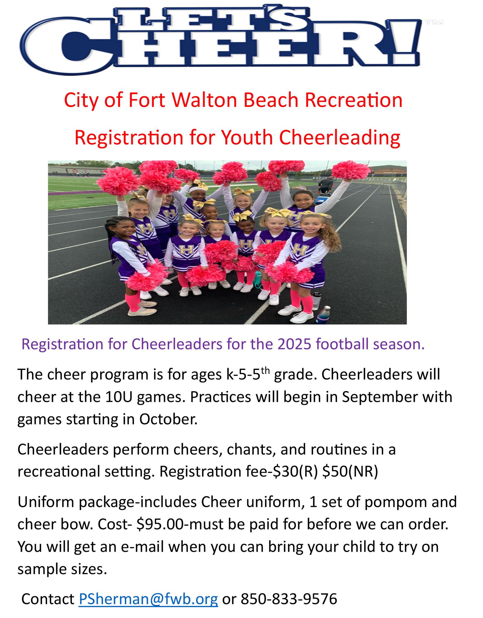 City - Registration for the City of Fort Walton Beach Recreation ...