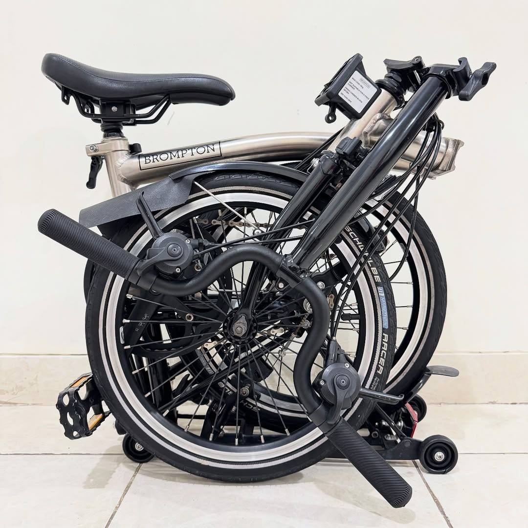 2018 Brompton Nickel Edition titanium bicycle