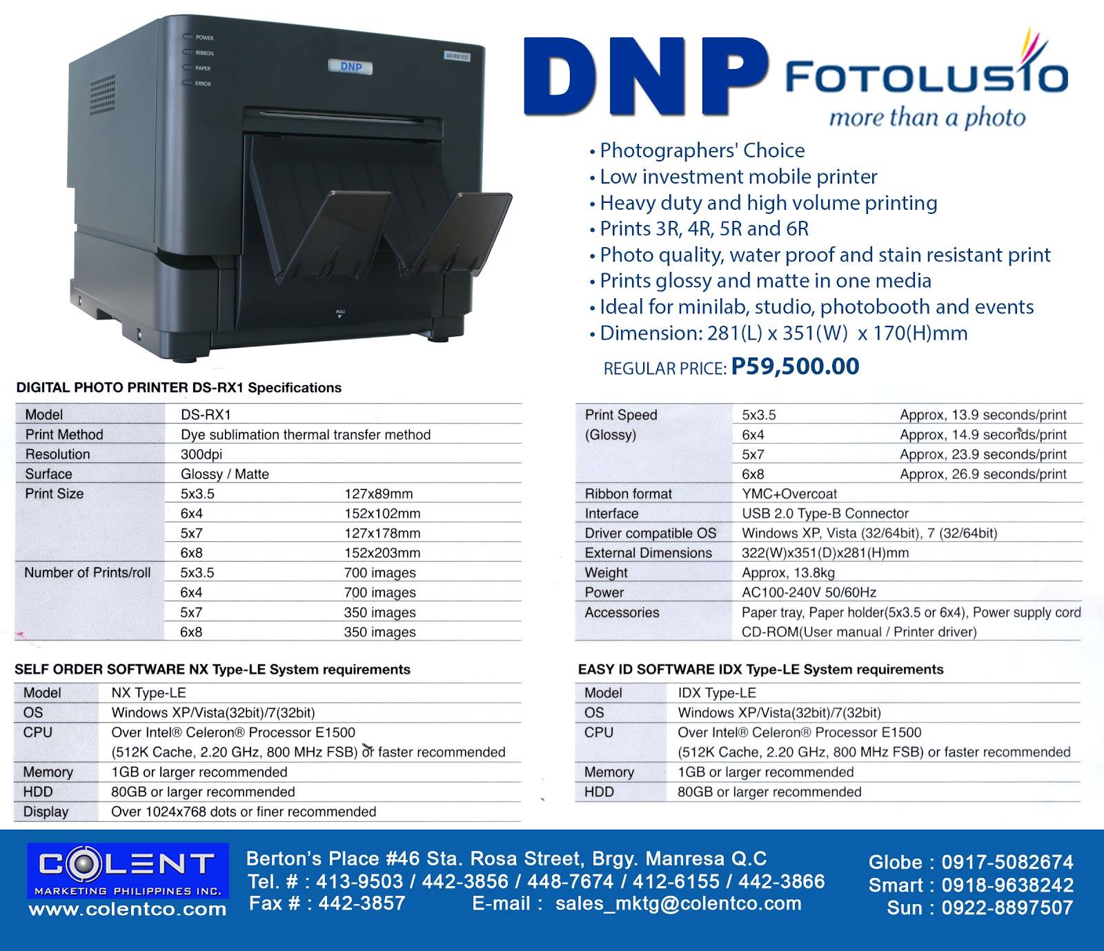 DNP - Take charge this April with DNP photo printer DS-RX1 Fotolusio ...