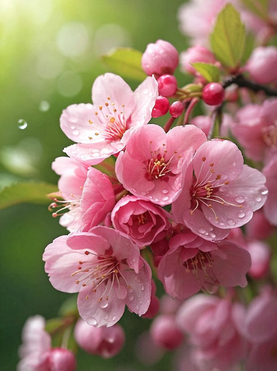 Cherry blossoms thrive in zone 6