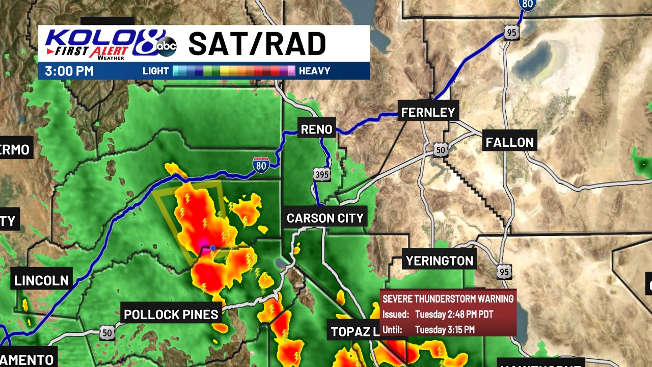 Severe T-Storm... - KOLO Chief Meteorologist Jeff Thompson | Facebook