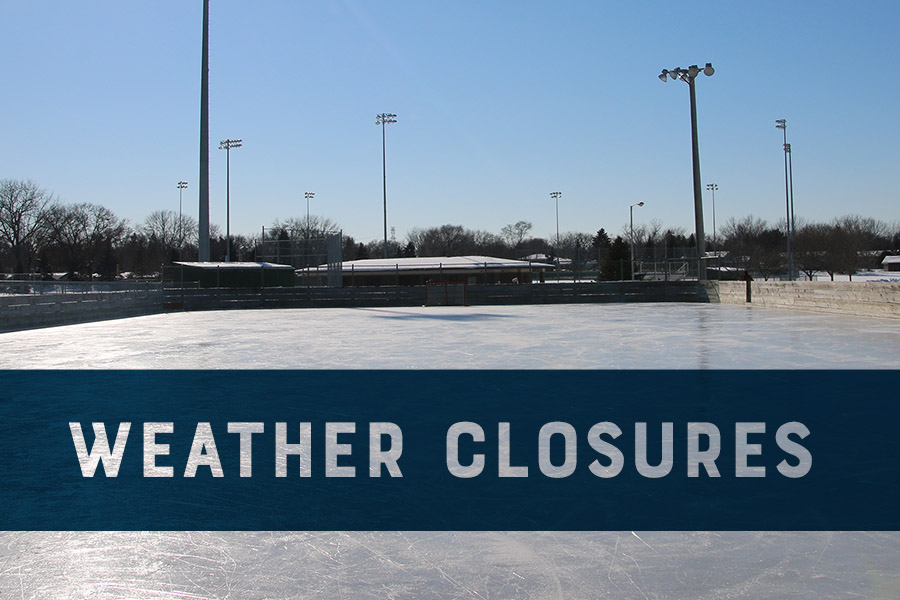 City - Due to the Winter Storm Warning, warming houses at our ice rinks ...