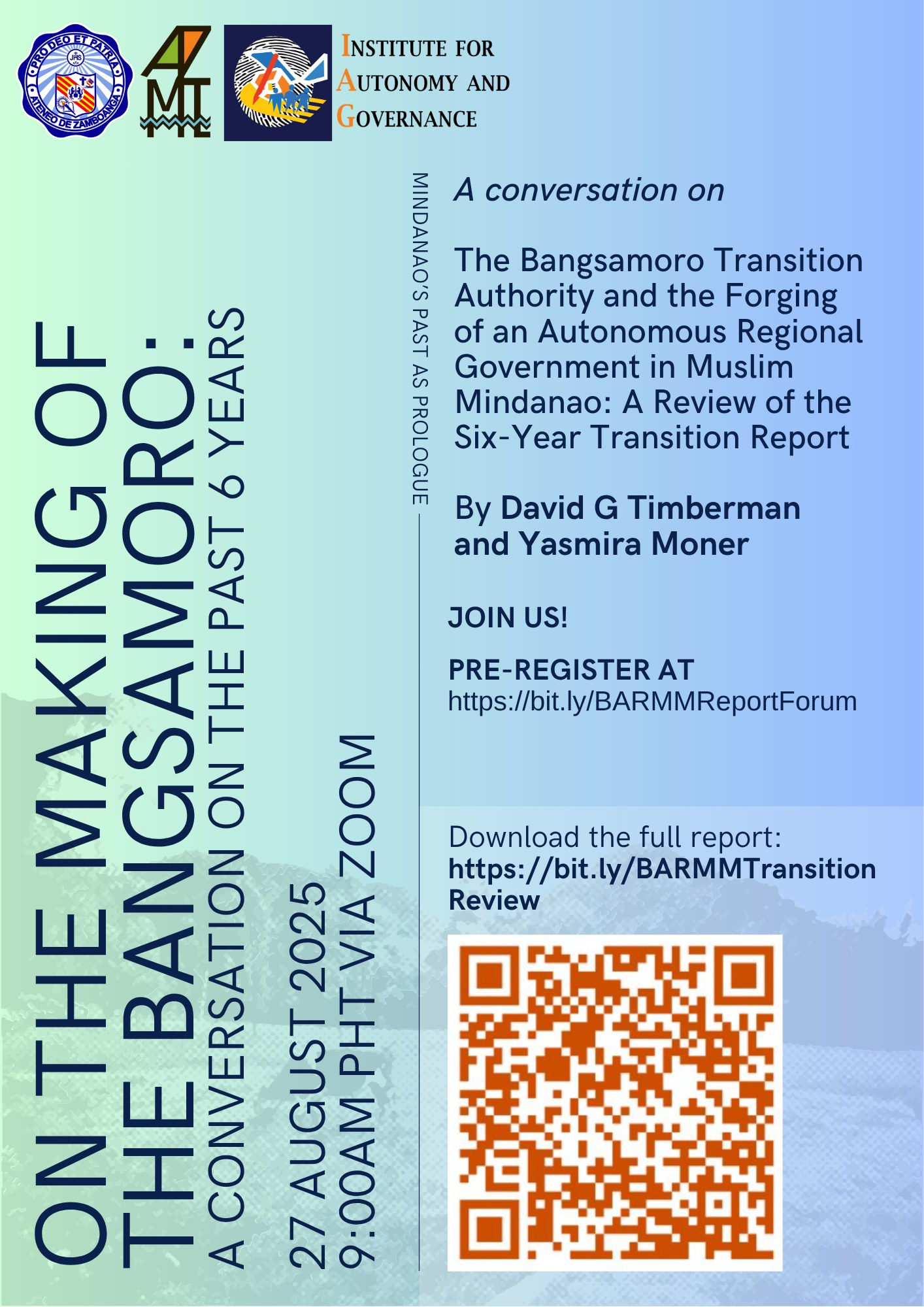 Institute for Autonomy and Governance | Cotabato City