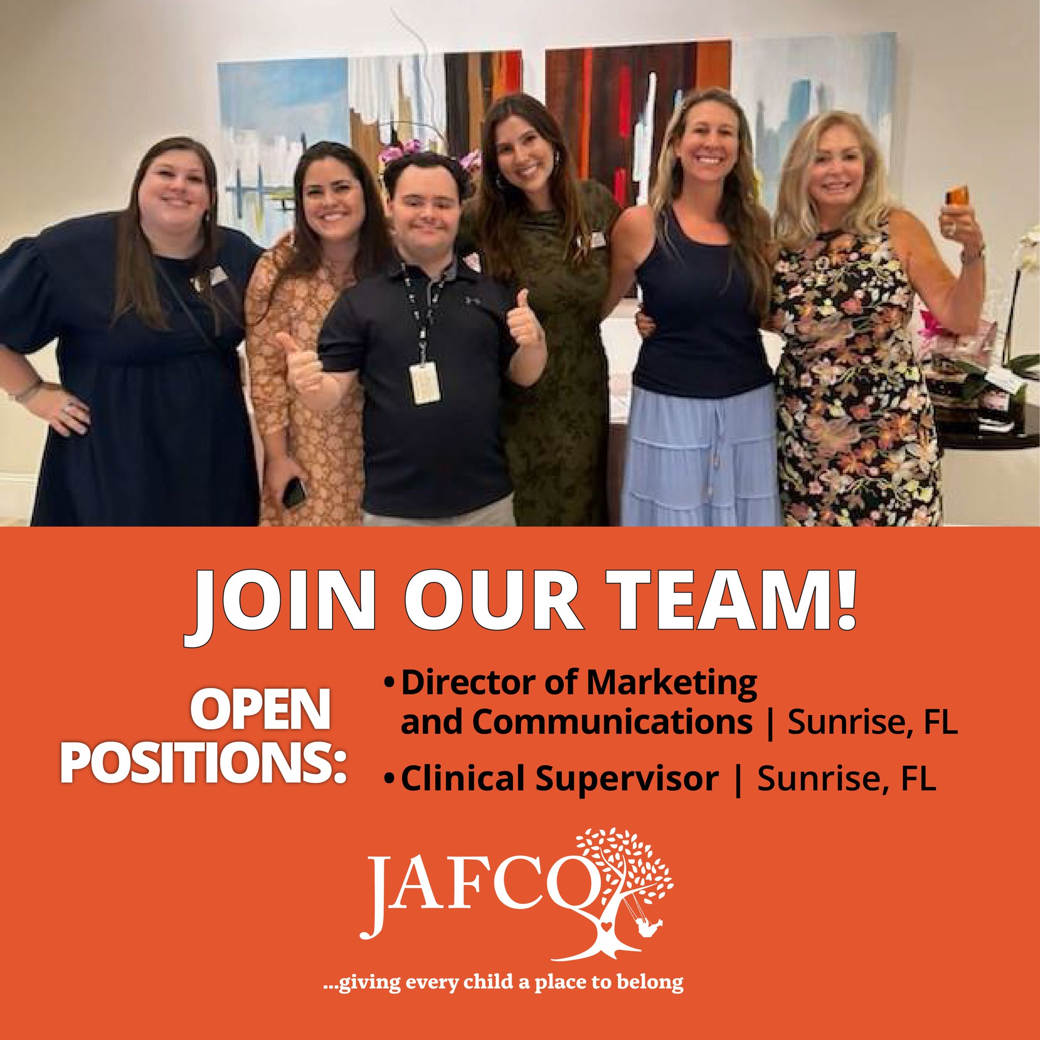 📢 We’re Hiring! Join the... - JAFCO Children's Ability Center | Facebook