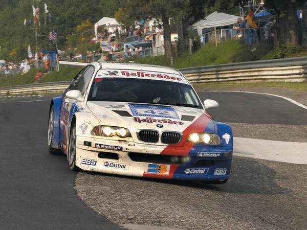 The M3 GTR on the Nürburgring back in 2004