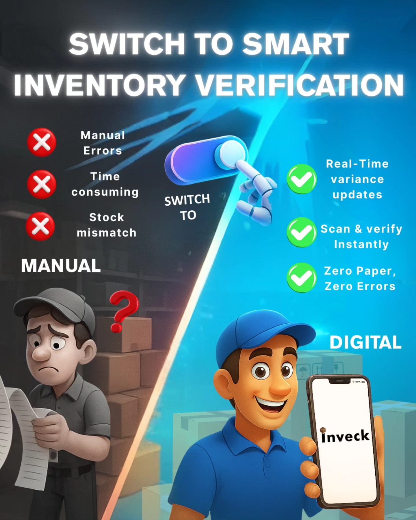 Inveck - 🚀 Say goodbye to manual errors & stock mismatches! Switch to ...