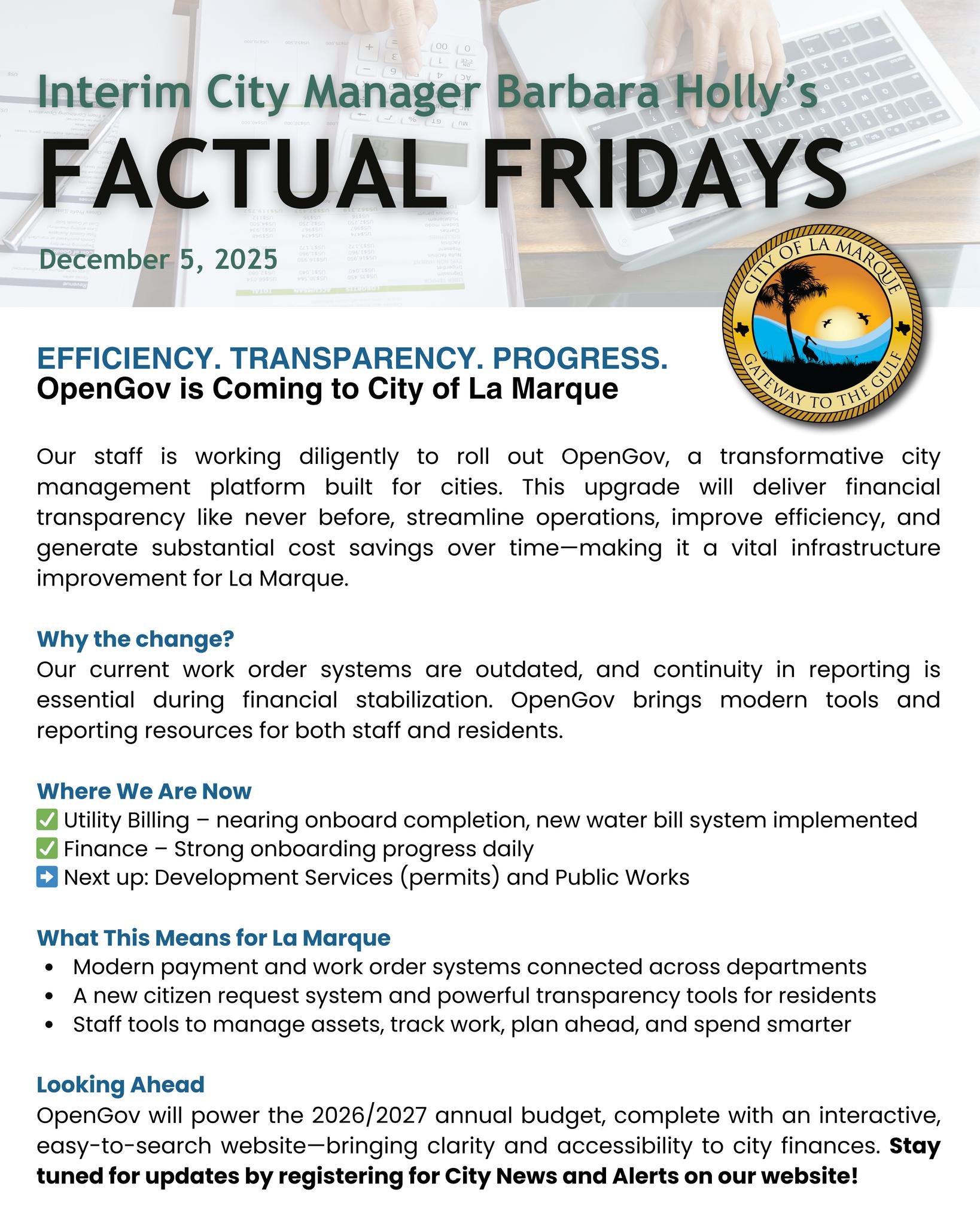 Factual Friday with Mrs. Barbara Holly... - City of La Marque | Facebook