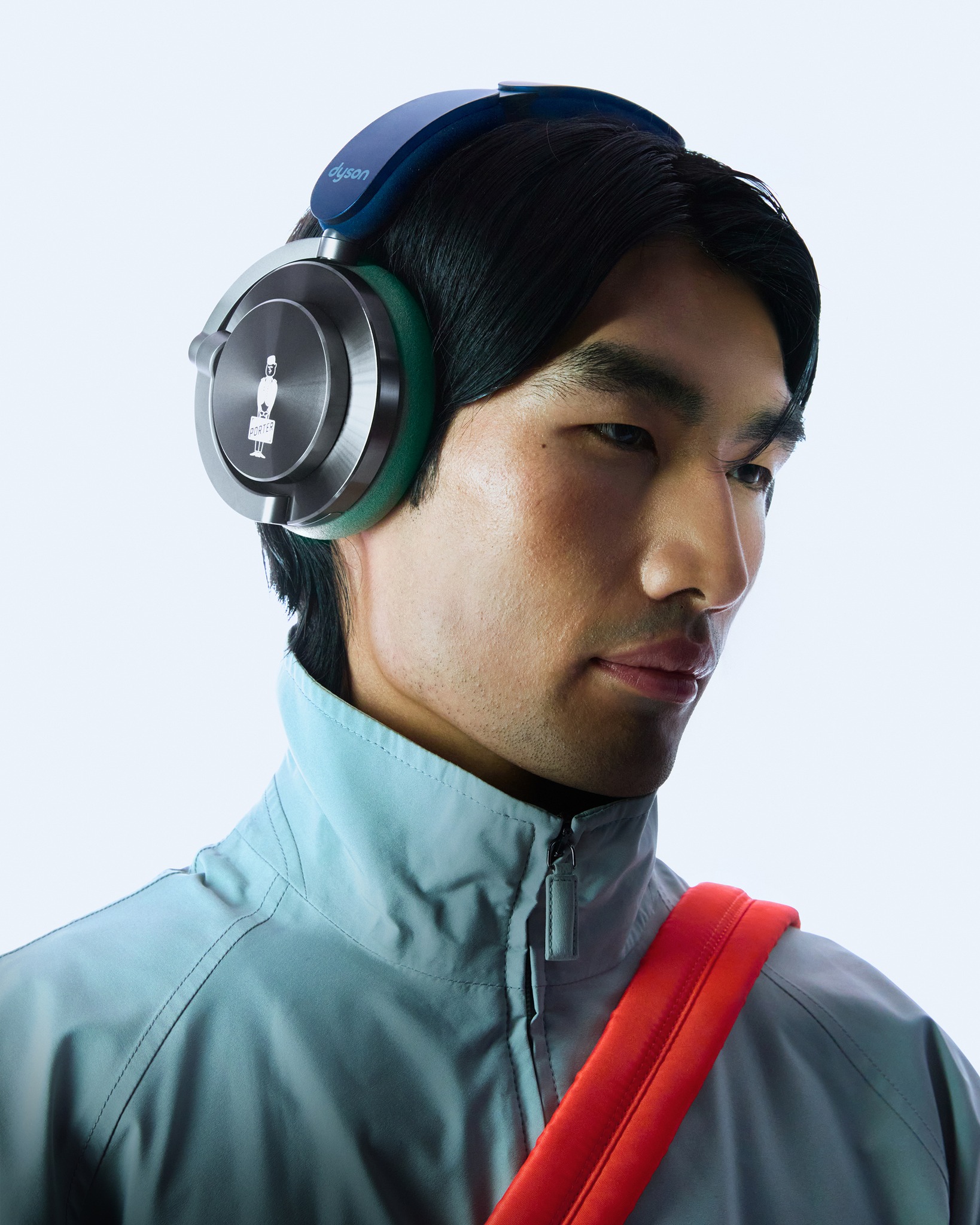 Dyson PORTER headphones and shoulder bag The art of carrying sound 