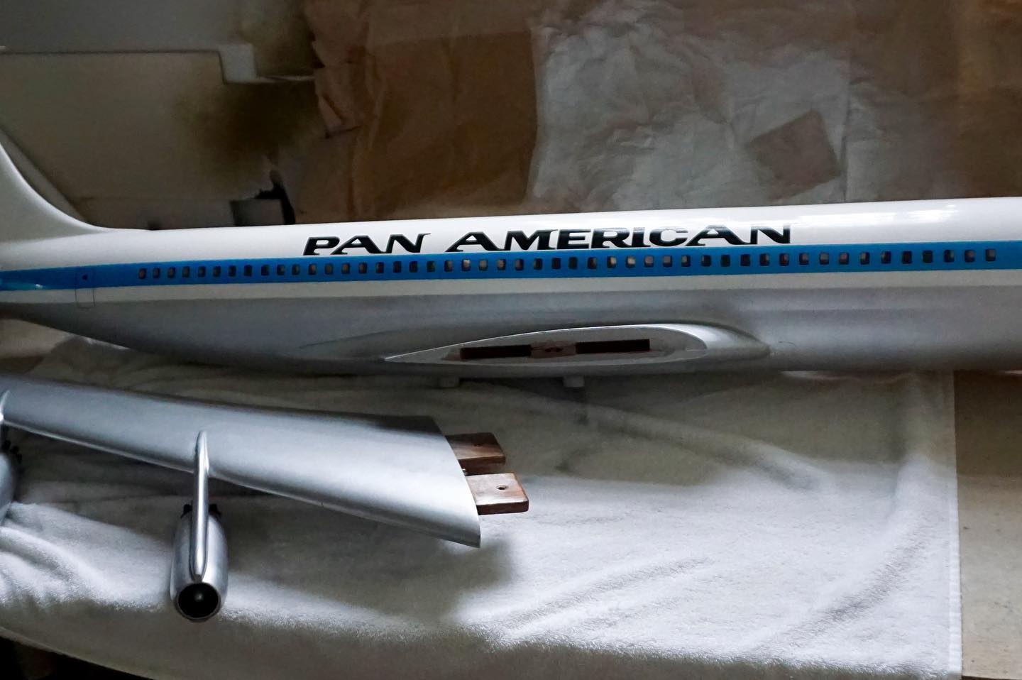 Restored Boeing 707 at Pan Am Museum in New York