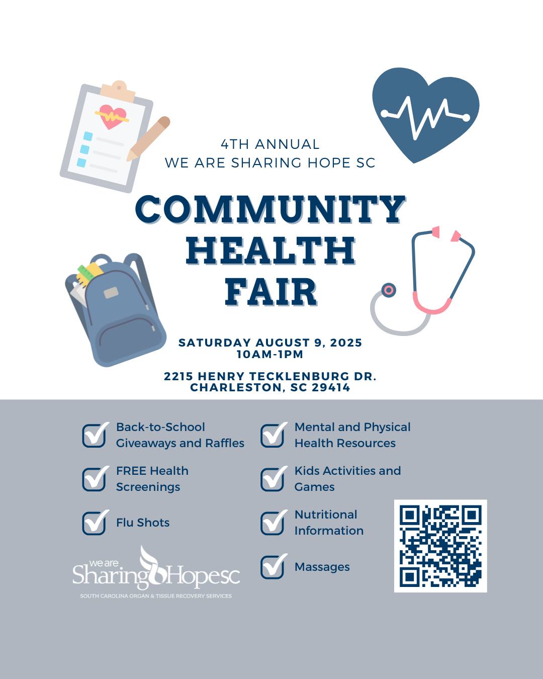 📣 Save the Date! Our 4th Annual Community Health Fair is set for