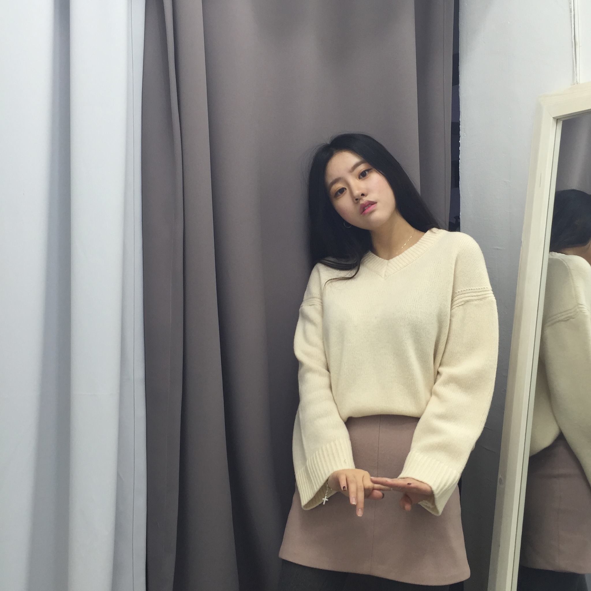 쿠치마치 - 쿠치마치 니트 데일리룩 인스타그램 :... | Facebook