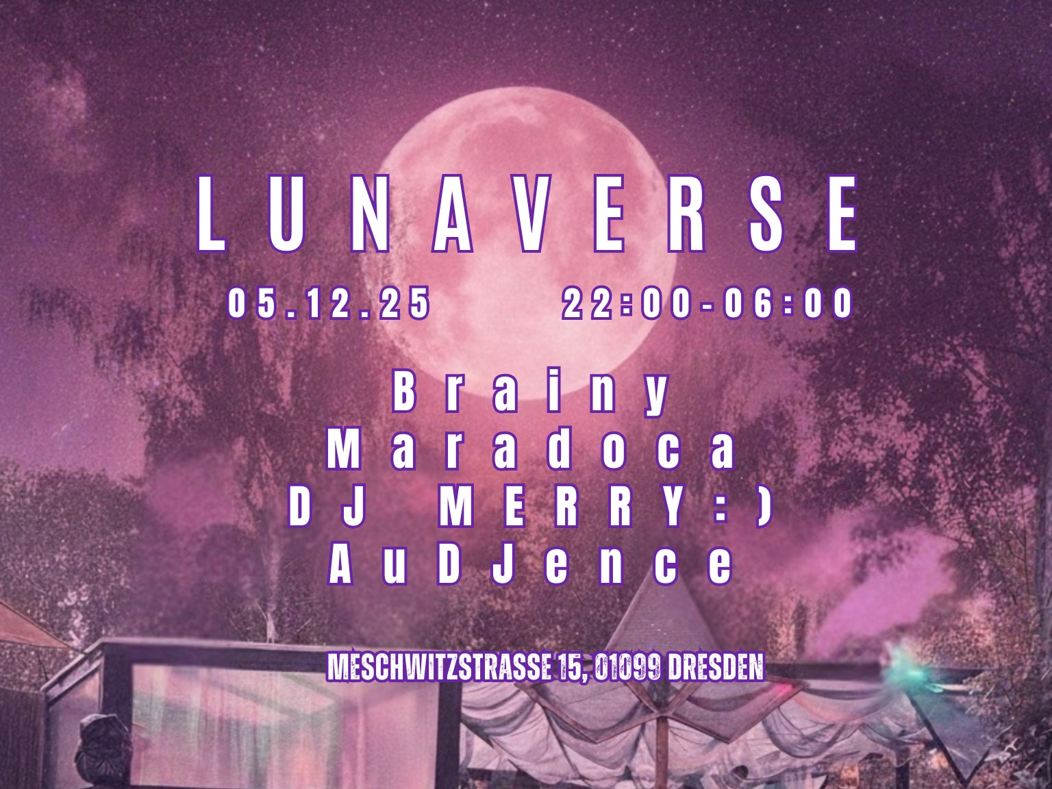 LUNAVERSE - a full moon ecstatic rave