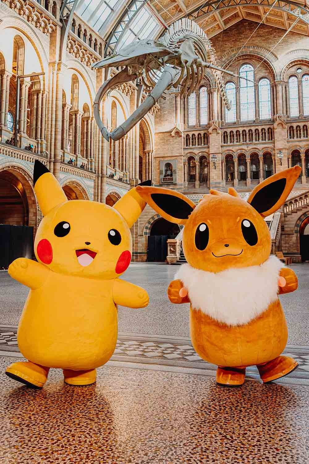 Items being sold at the Natural History Museum Pokémon Center Pop