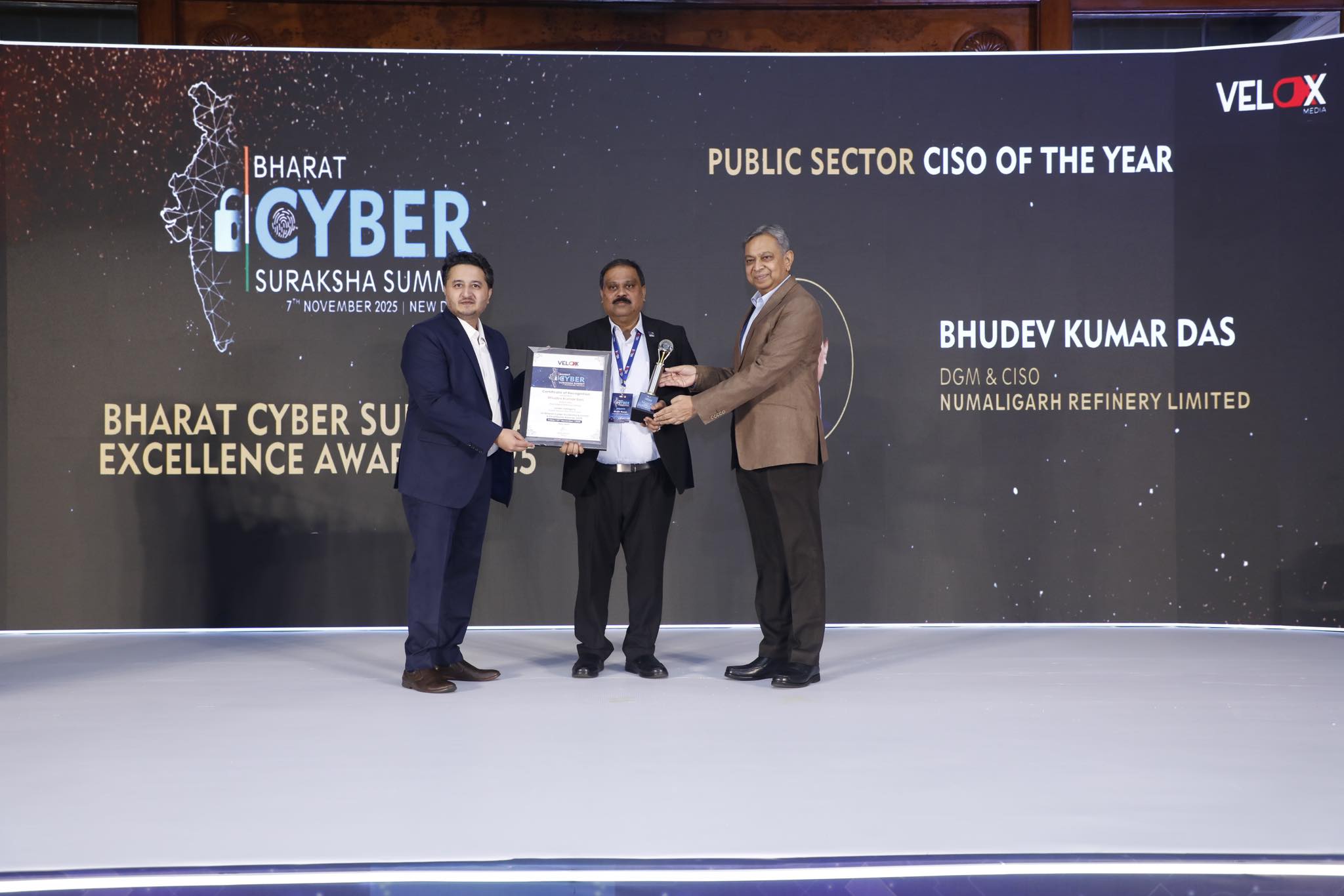 Numaligarh - Bhudev Kumar Das, DGM & CISO of Numaligarh Refinery ...