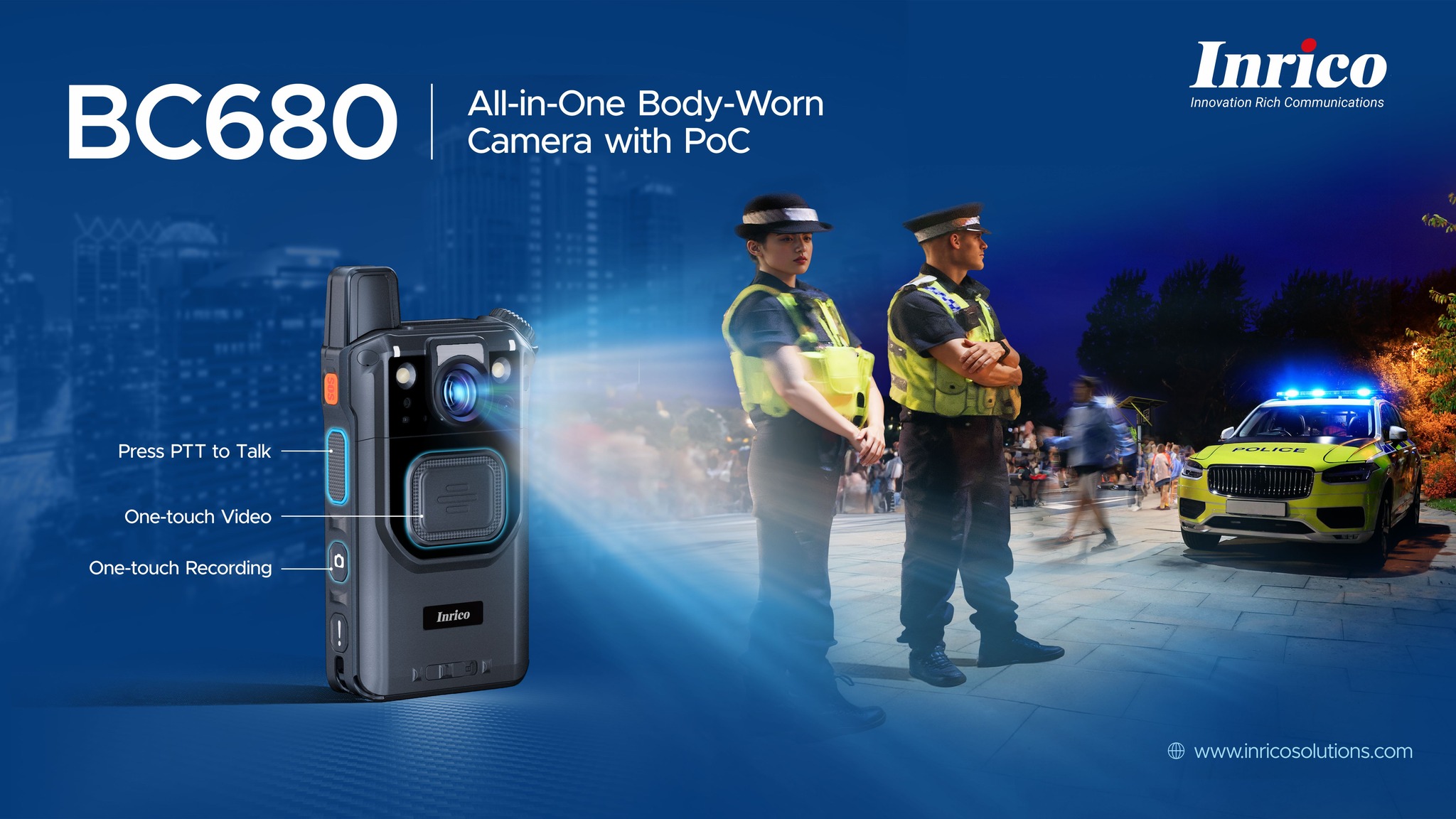Inrico - 🚀 BC680: All-in-One Body-Worn Camera with PoC 💪... | Facebook