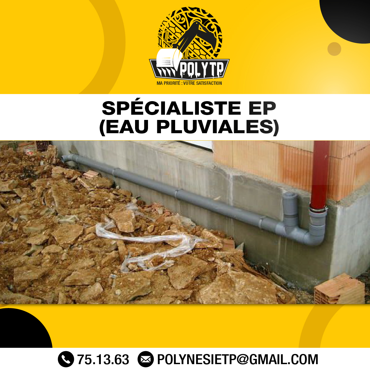 POLY TP - [ SPECIALISTE EP ] Les eaux pluviales sont...