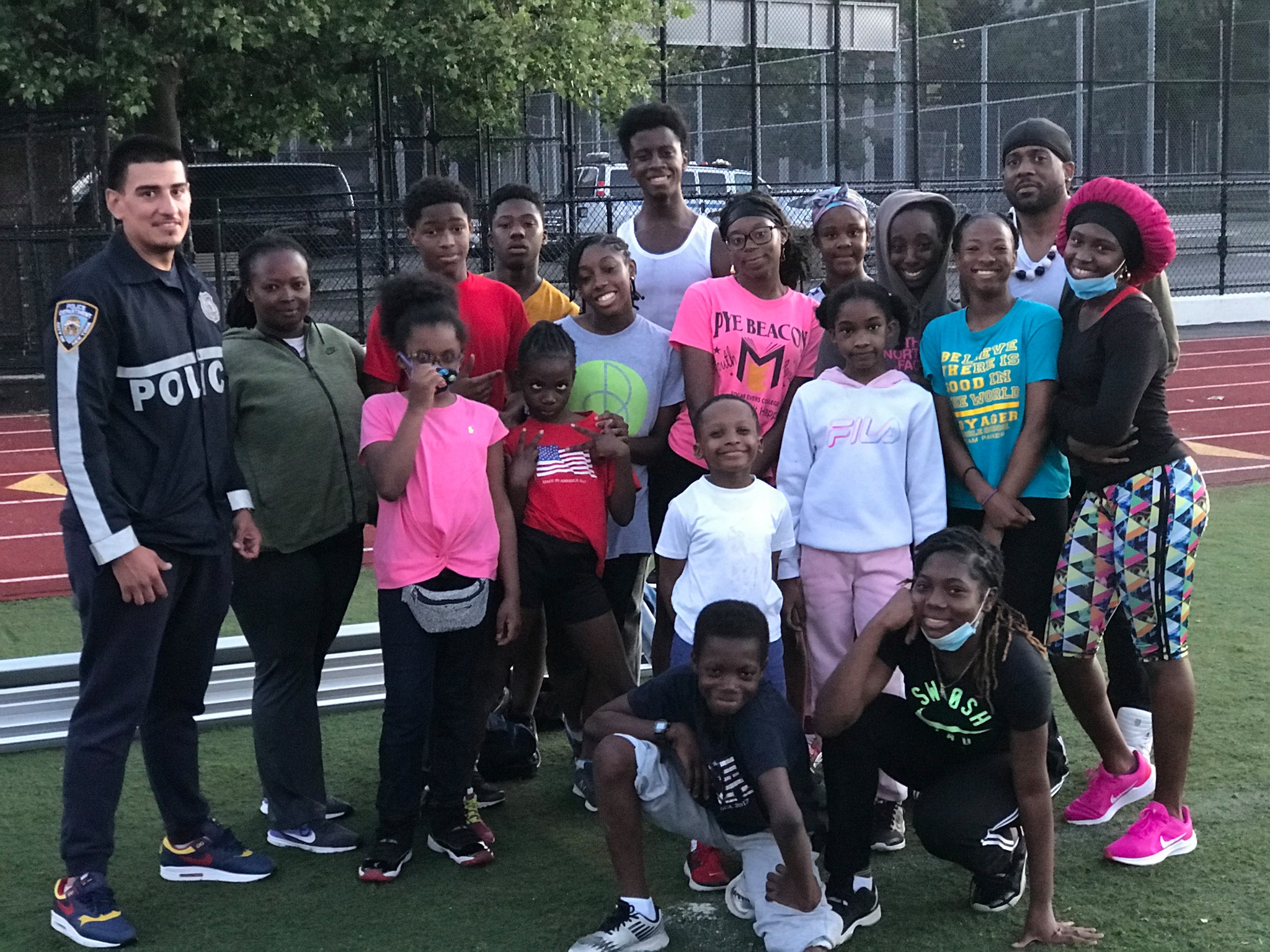 The 67 Youth Track Team is training... - NYPD 67th Precinct
