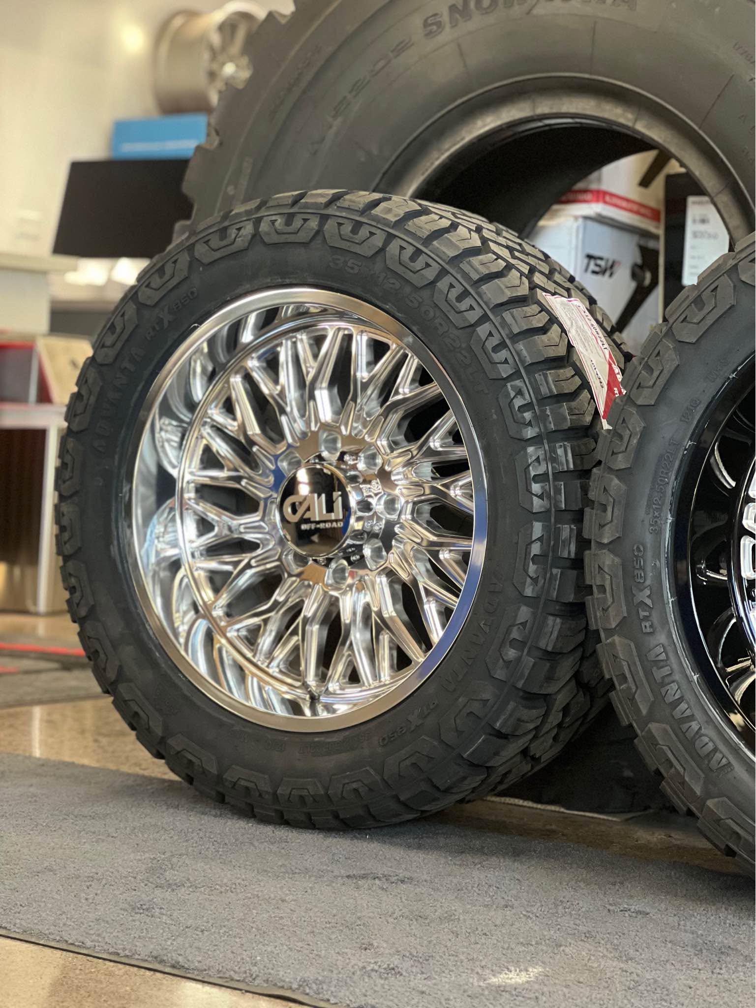 22x10 chrome or black wheels with 35s BRAND NEW!! - Car Wheels, Tires ...