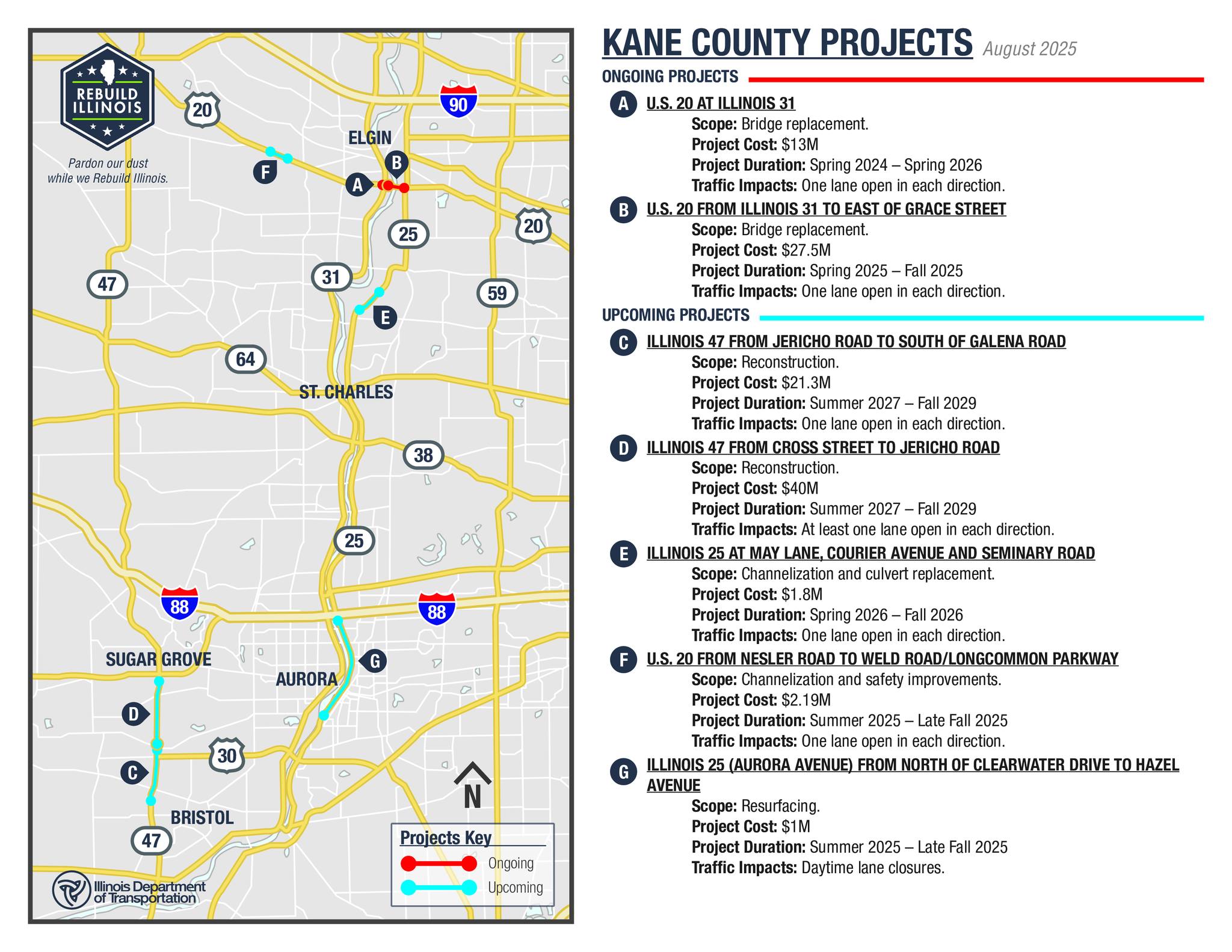 Illinois - Rebuilding Kane County: Seven projects combined represent an ...