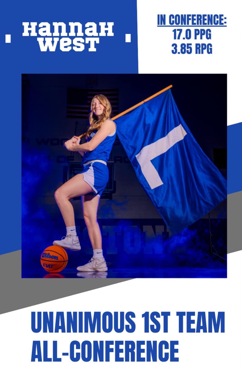 Limestone Congratulations to Limestone Goalkeeper, Hannah West, on