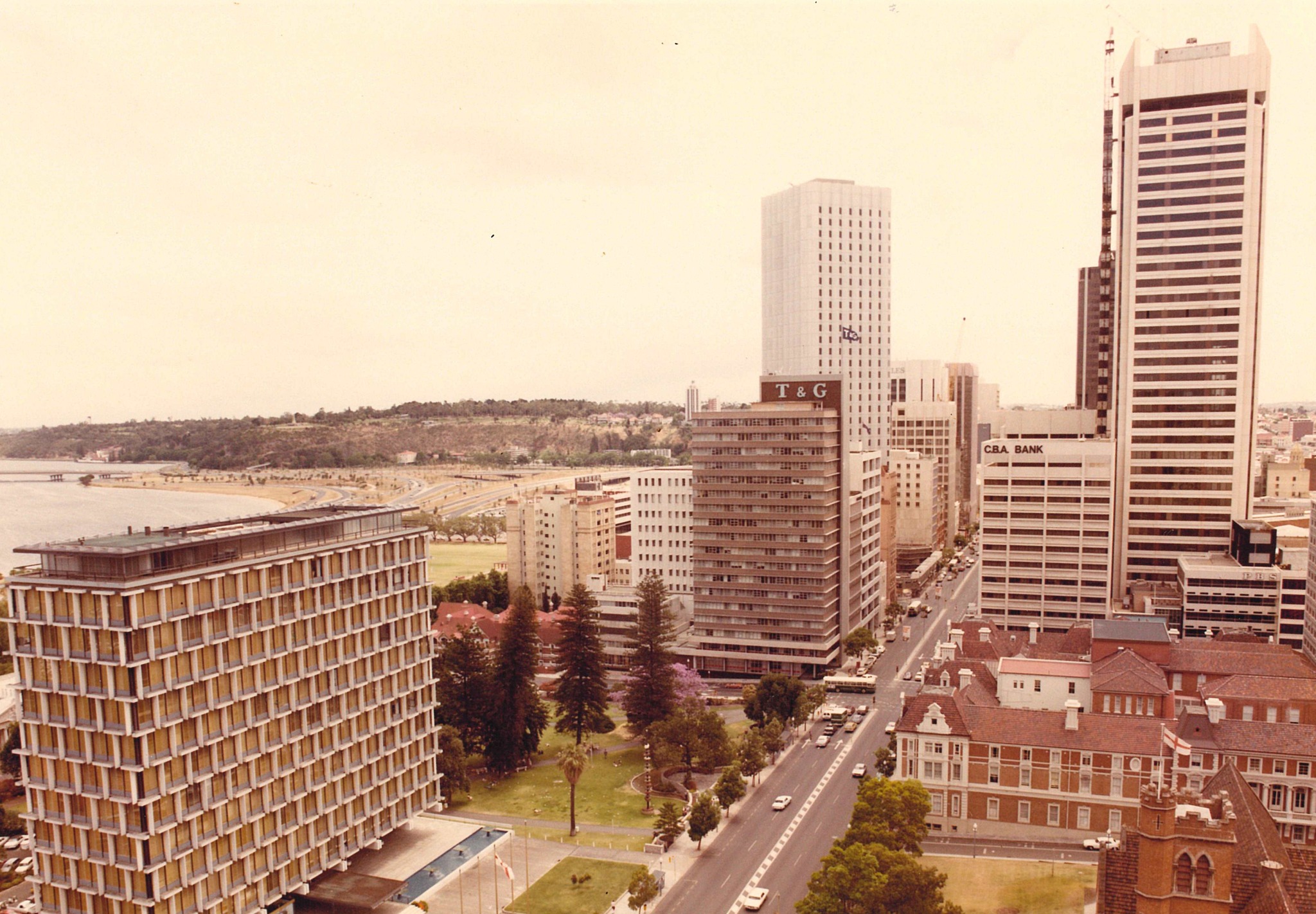 State - St Georges Terrace, Council House, T & G building, Allendale ...