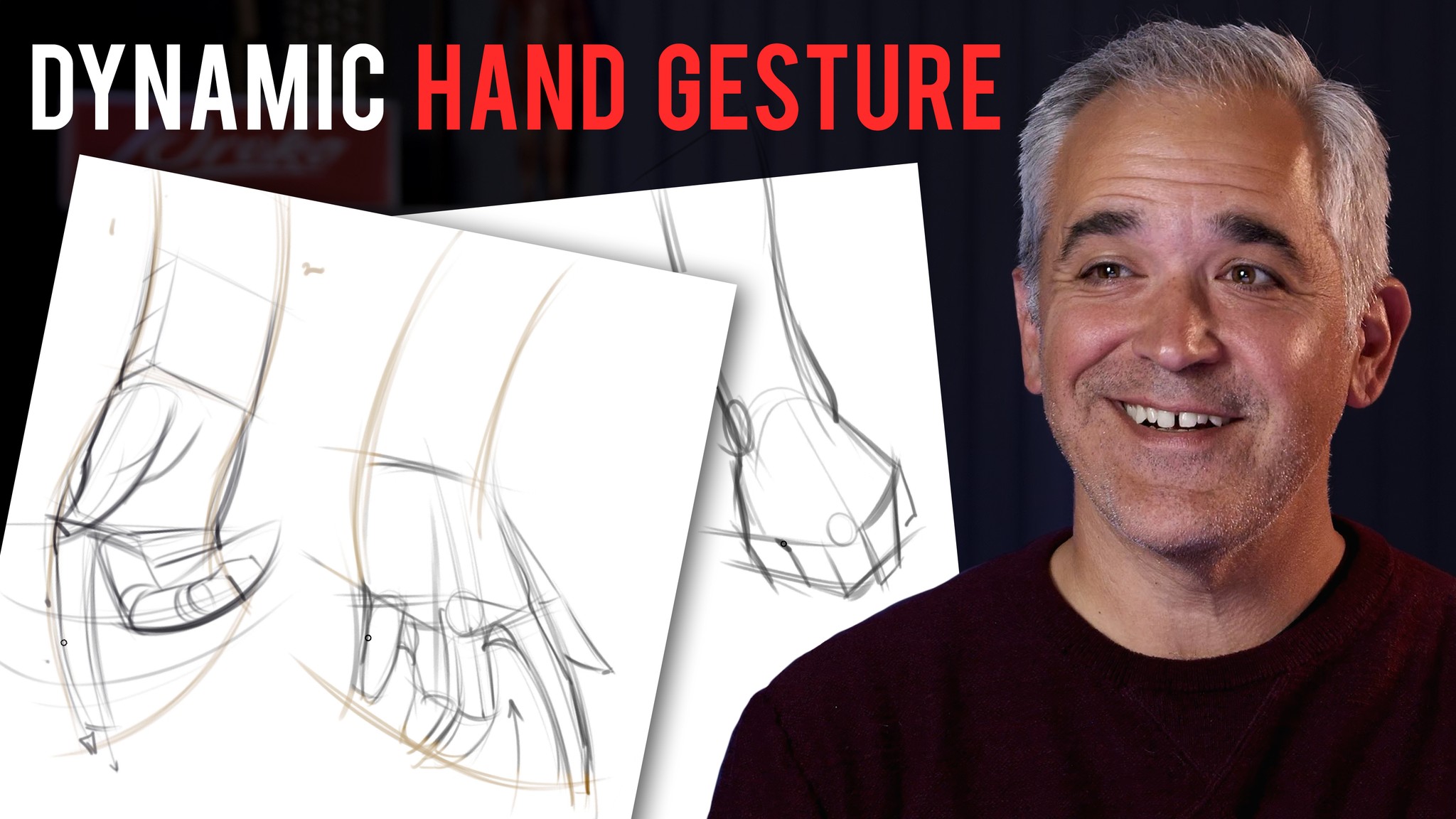 Proko - New free lesson! Learn to draw dynamic hand poses with simple ...