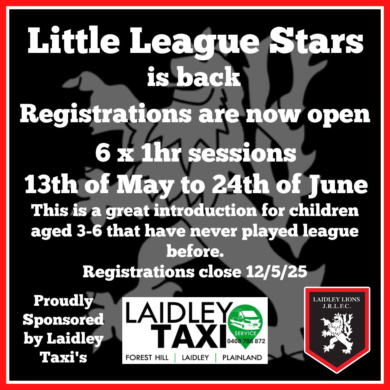 Laidley - Our Cubs program is back!!!!! Proudly Sponsored by Laidley ...