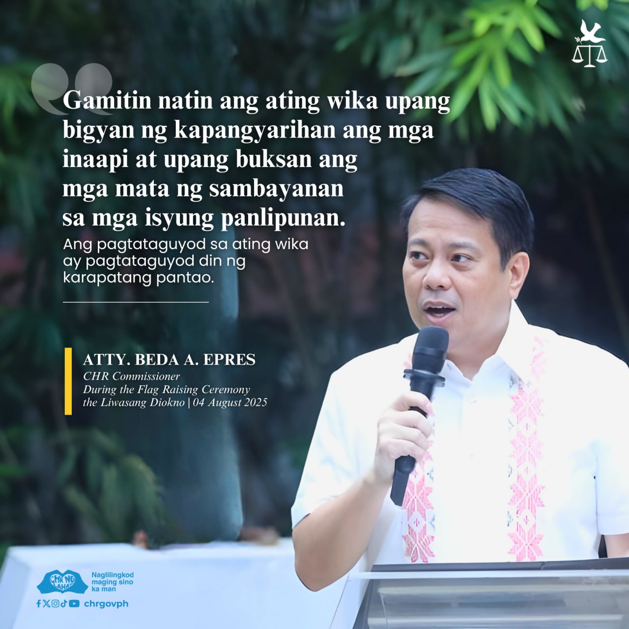 “Ang... - Commission on Human Rights of the Philippines | Facebook