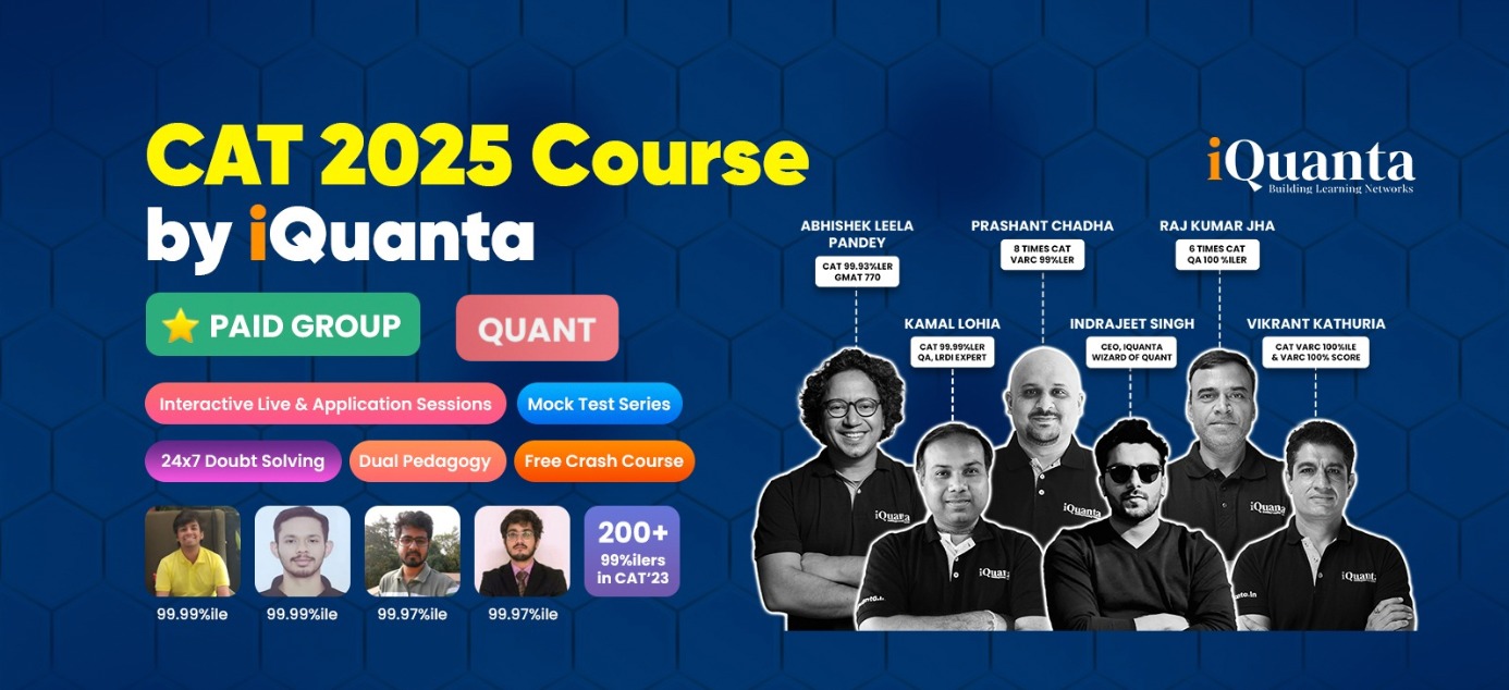 iQuanta CAT 2025 Batch - Quant | Facebook
