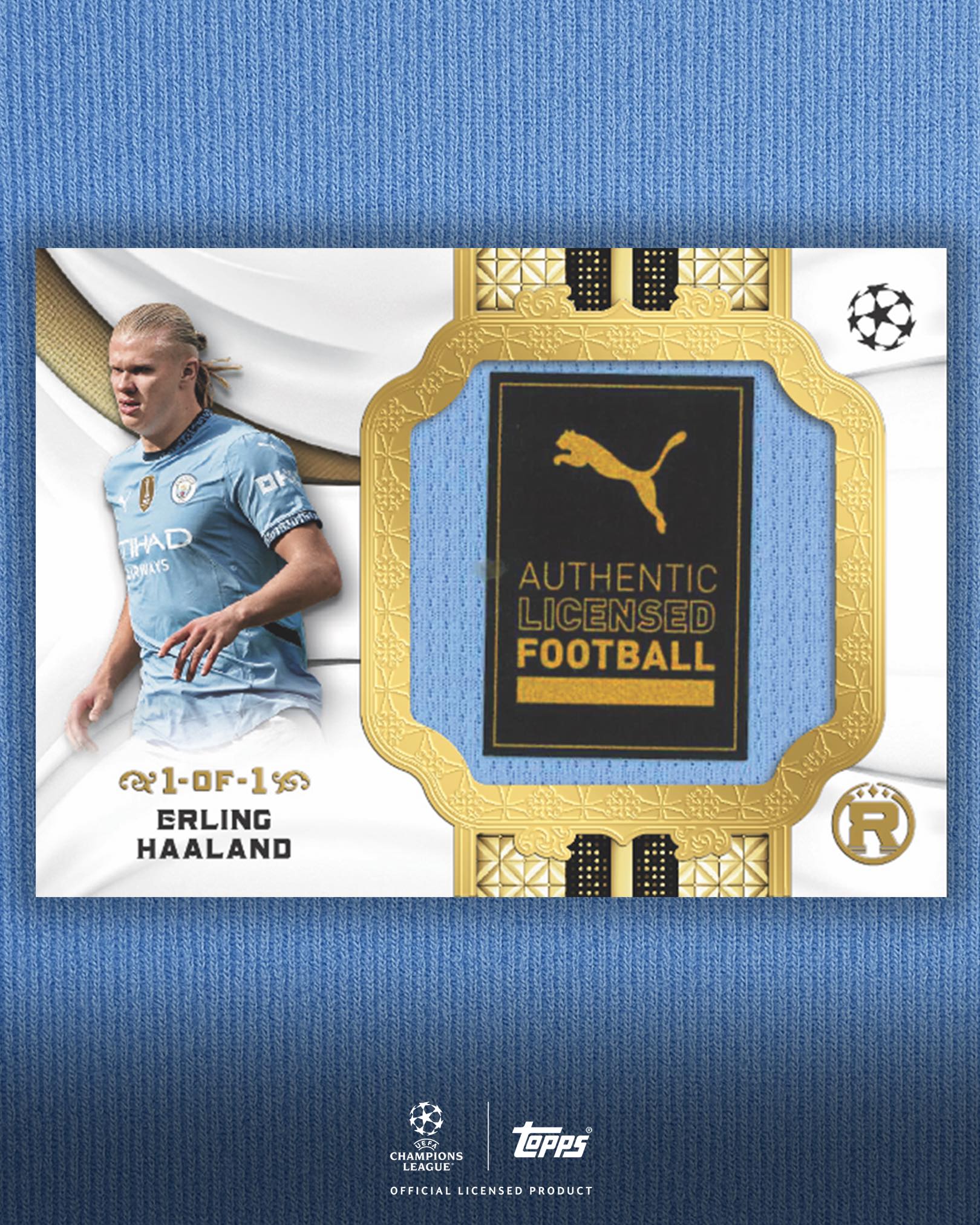 Authentication tags from match-worn player shirts are going into